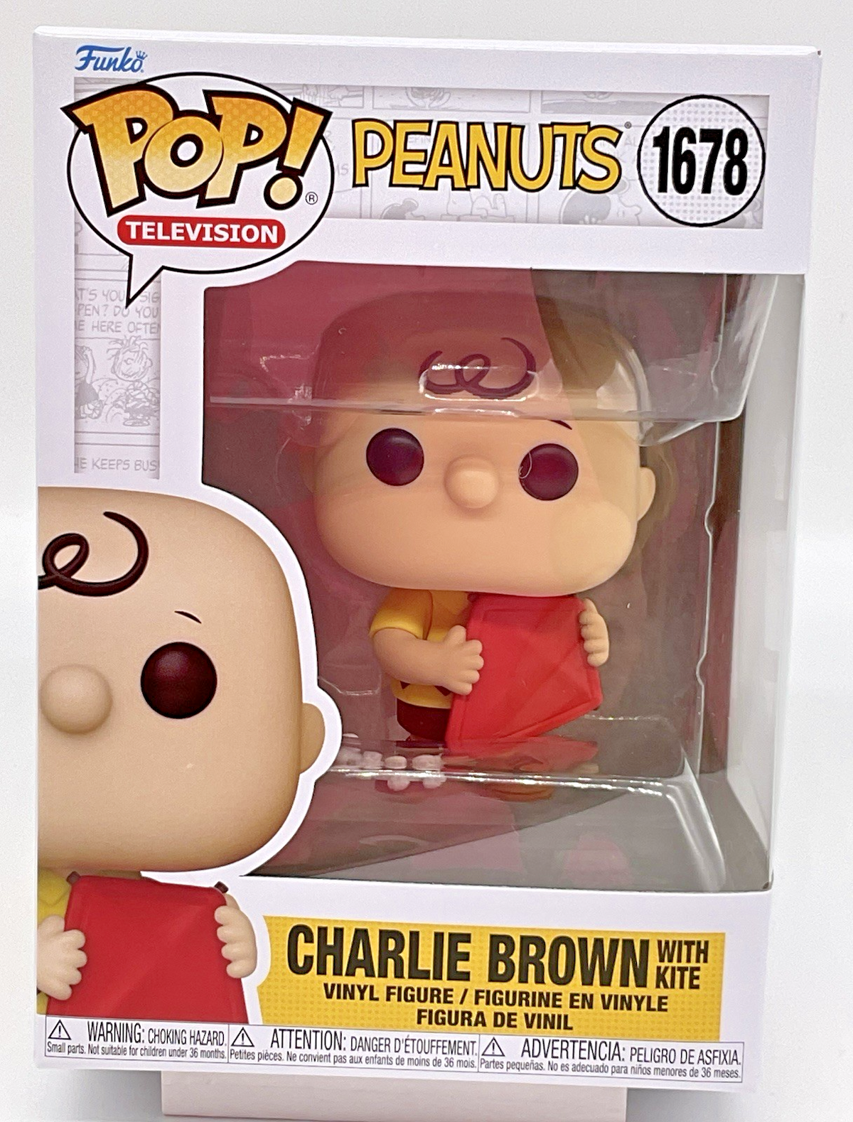 Peanuts Charlie Brown with Kite Pop #1678 Funko Pop Television 2024