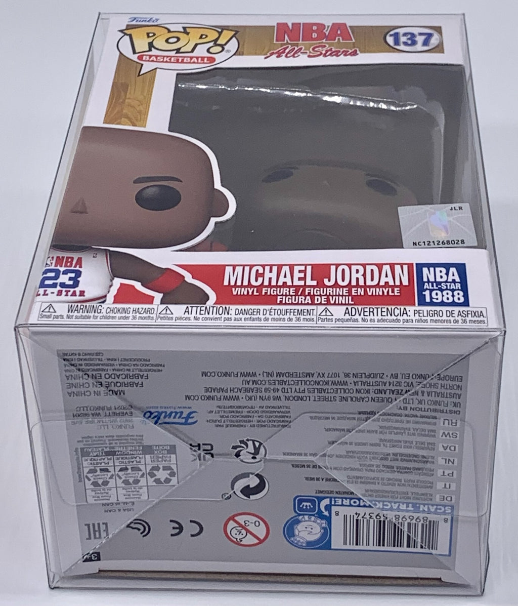 Michael Jordan Pop #137 NBA All-Stars 1988 Funko Pop Basketball 2021 w/protector