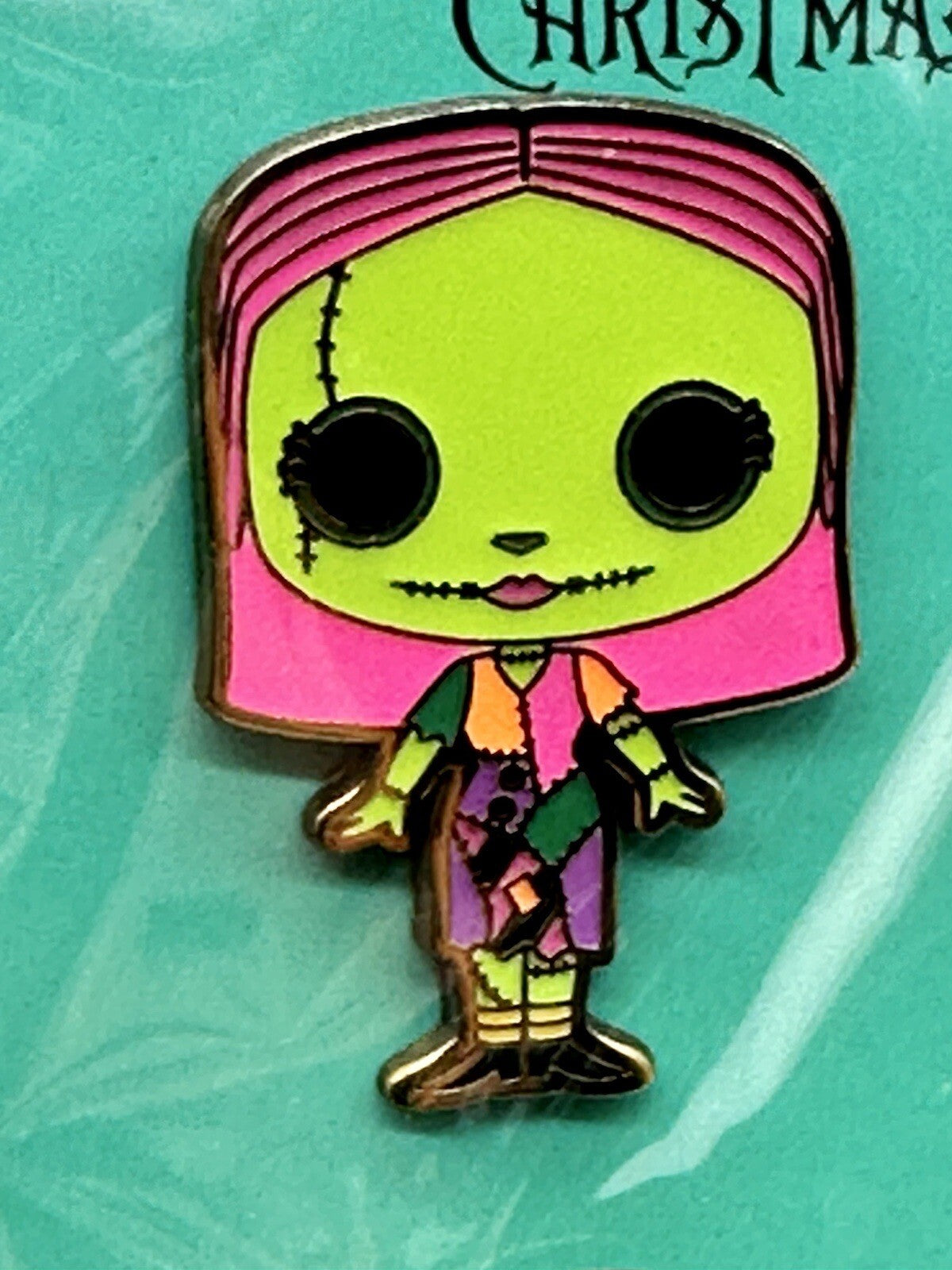 The Nightmare Before Christmas Funko Pop Pin Set 4 Pieces Blacklight Glow Disney