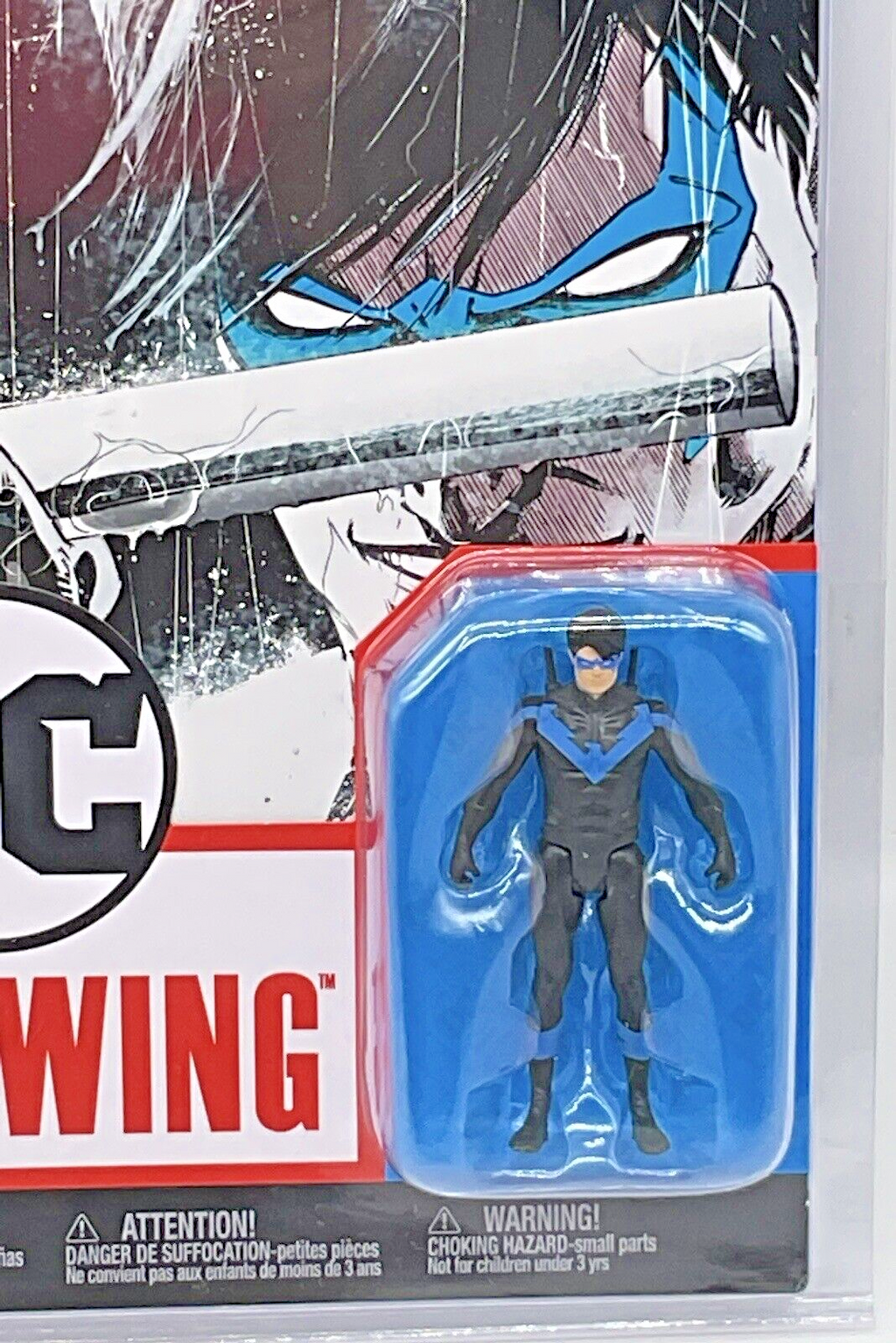 Nightwing Figure and Comic Book Rebirth DC Nightwing 3 in. Figure McFarlane Toys