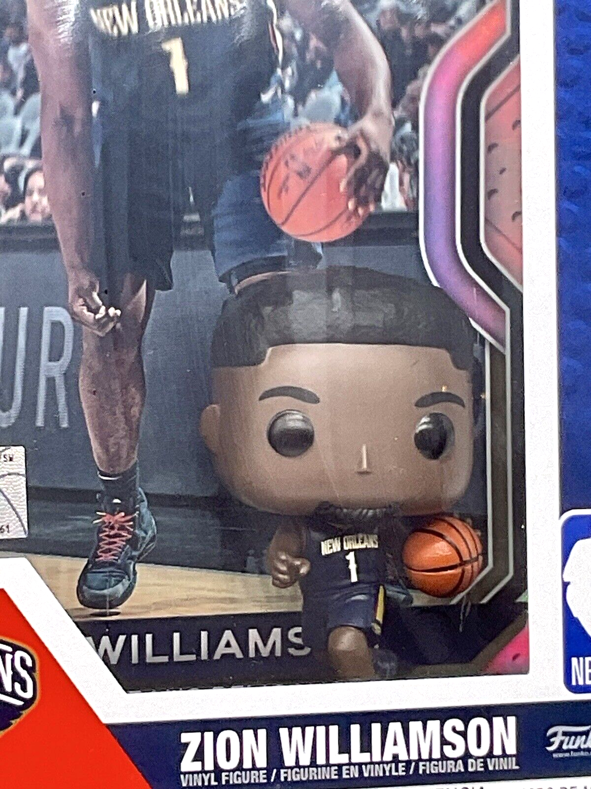 Zion Williamson Pop Trading Card Figure #05 Funko NBA 2022 NBA