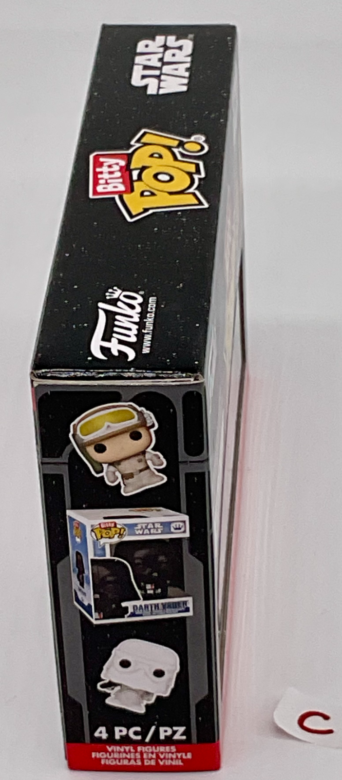 Star Wars Funko Bitty Pop 4-Pack with Stackable Shelf 2025 (C)