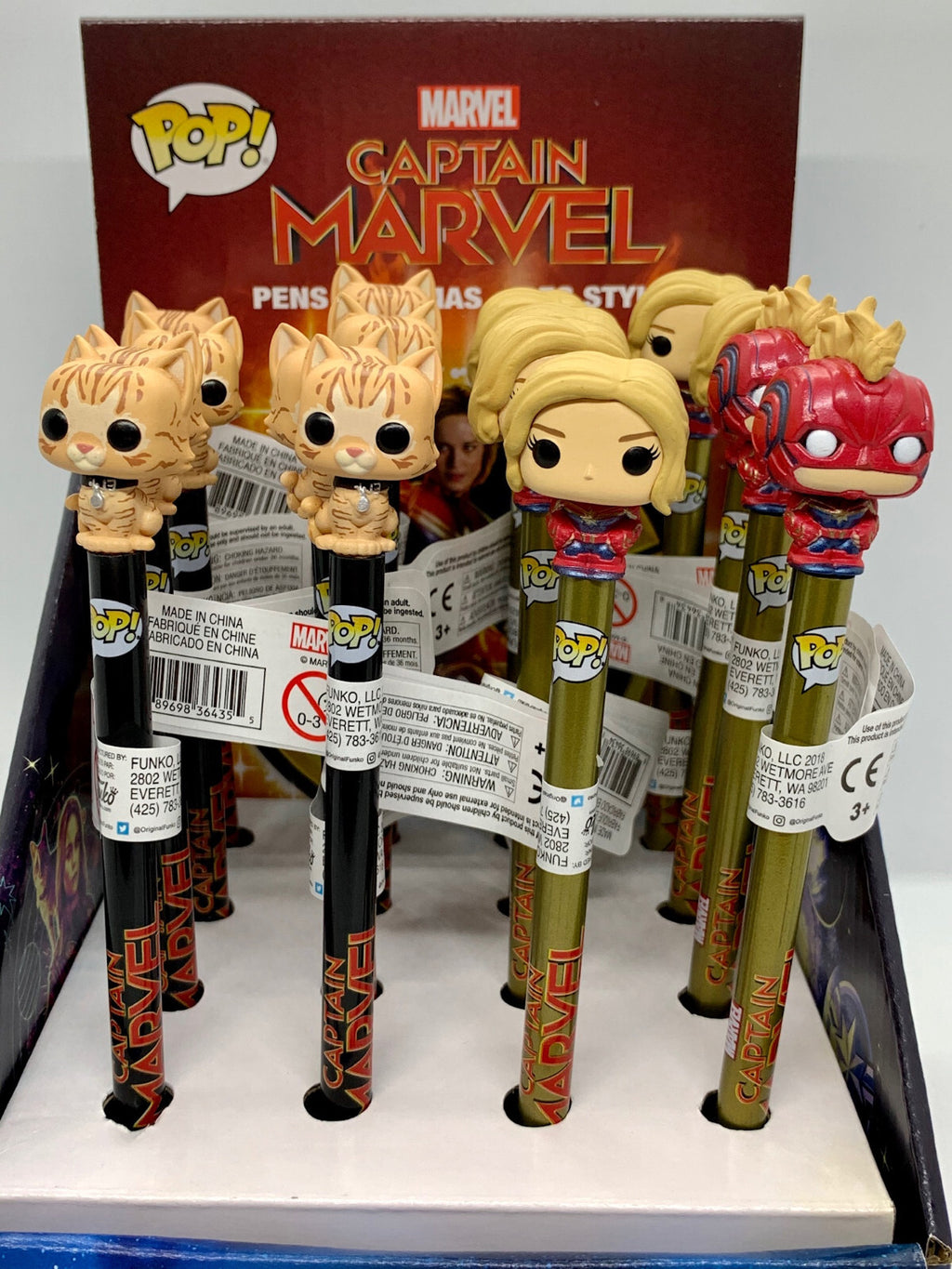 Funko Pop Pen Captain Marvel Goose Funko Vaulted 2018 Goose Pen