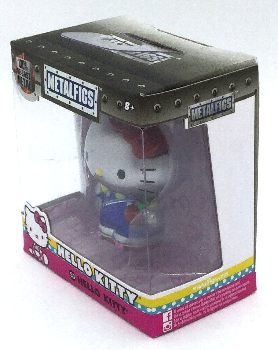Hello Kitty 2 ½ inch Nano MetalFigs Mini Figure S3 School Blue Jumper Die Cast