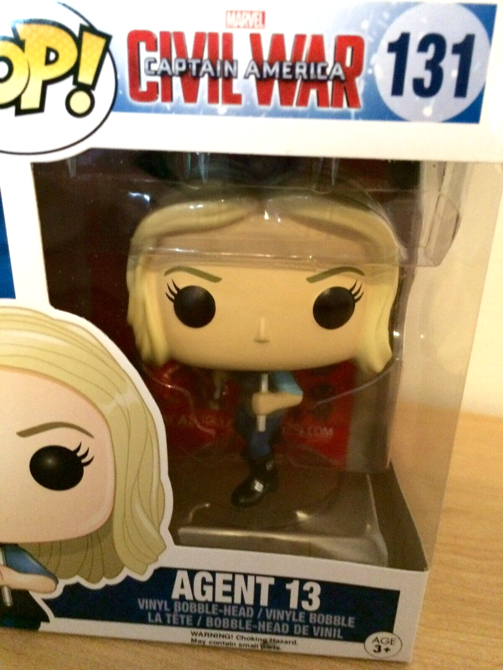 Agent 13 Pop #131 Marvel Captain America Civil War Funko Pop 2015 Vaulted
