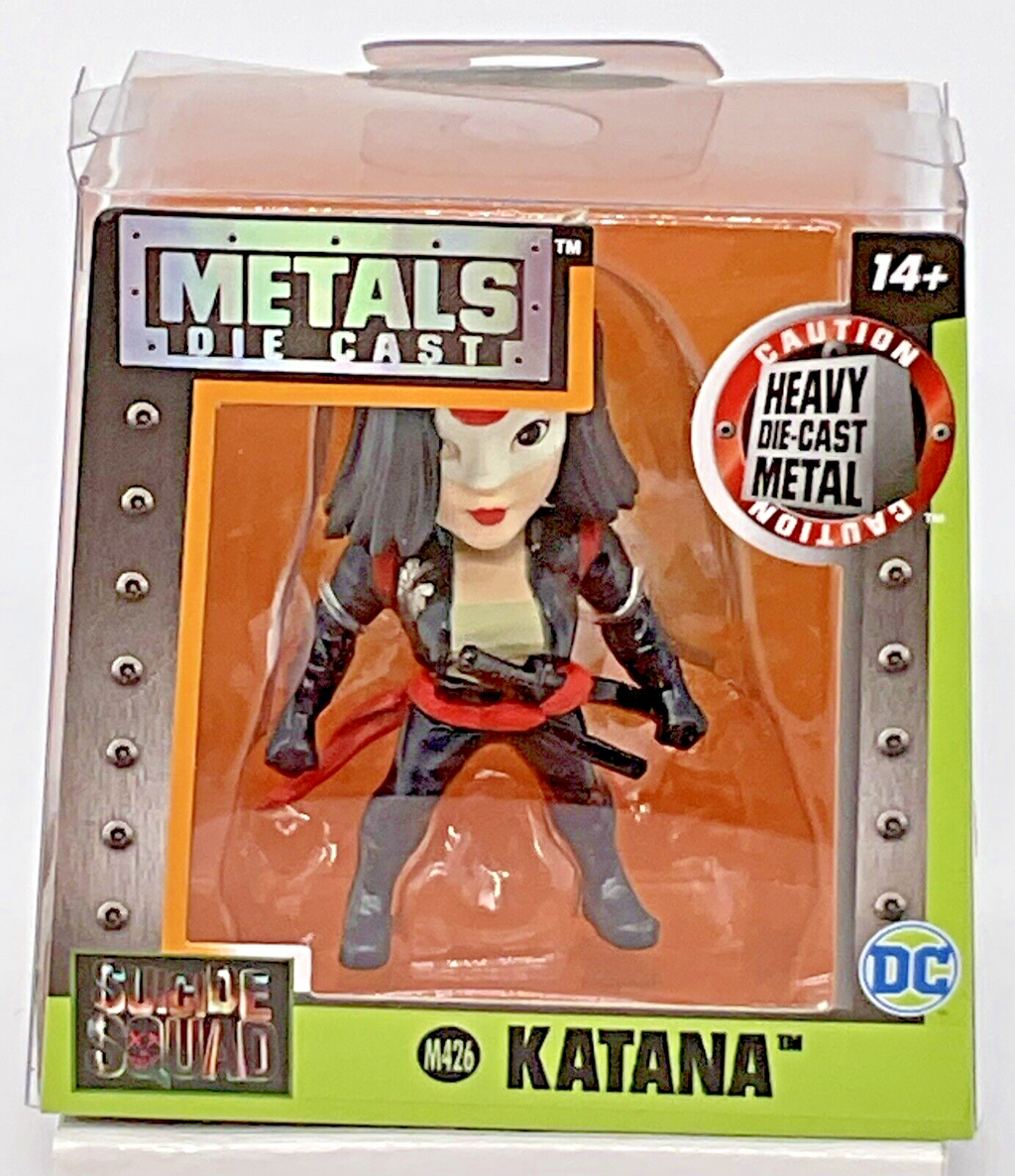Katana Suicide Squad Metals Die Cast Figure 2 1/2in Jada Toys Heavy Die Cast Met