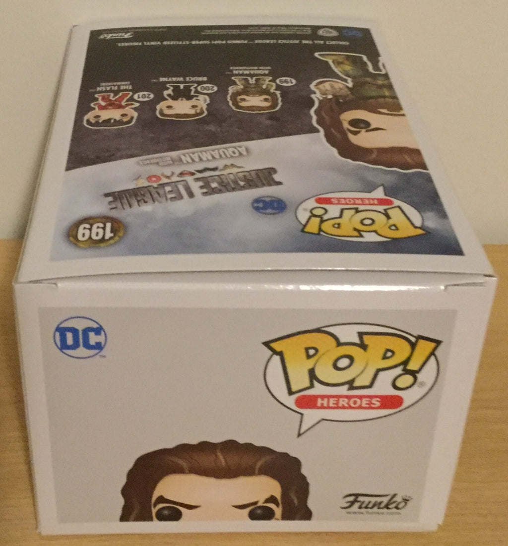 Aquaman Mother Box Pop #199 Justice League Funko 2017 Vaulted SDCC Summer Conv