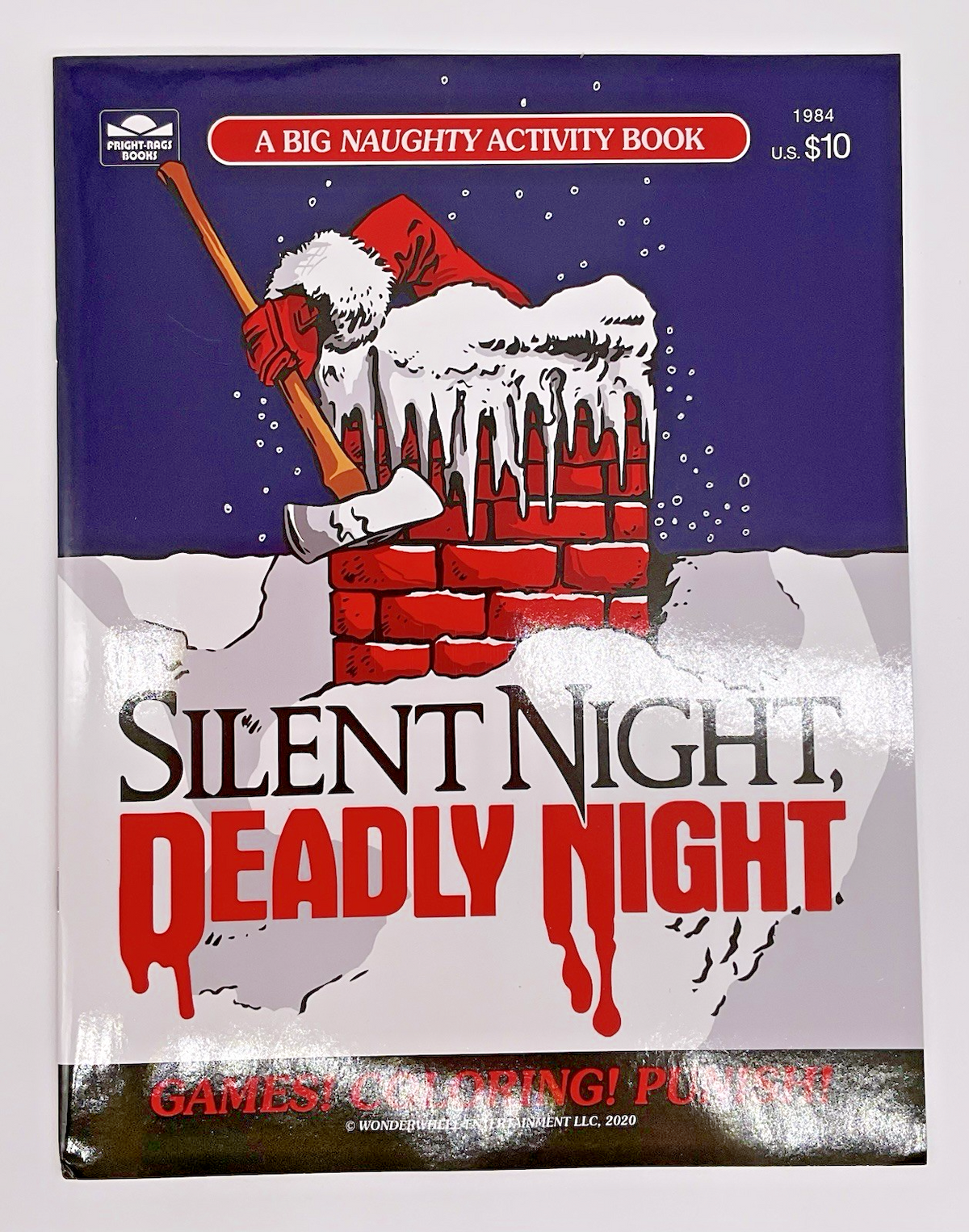 Silent Night Deadly Night Adult Activity Book by Fright Rags Books Soft Cover 