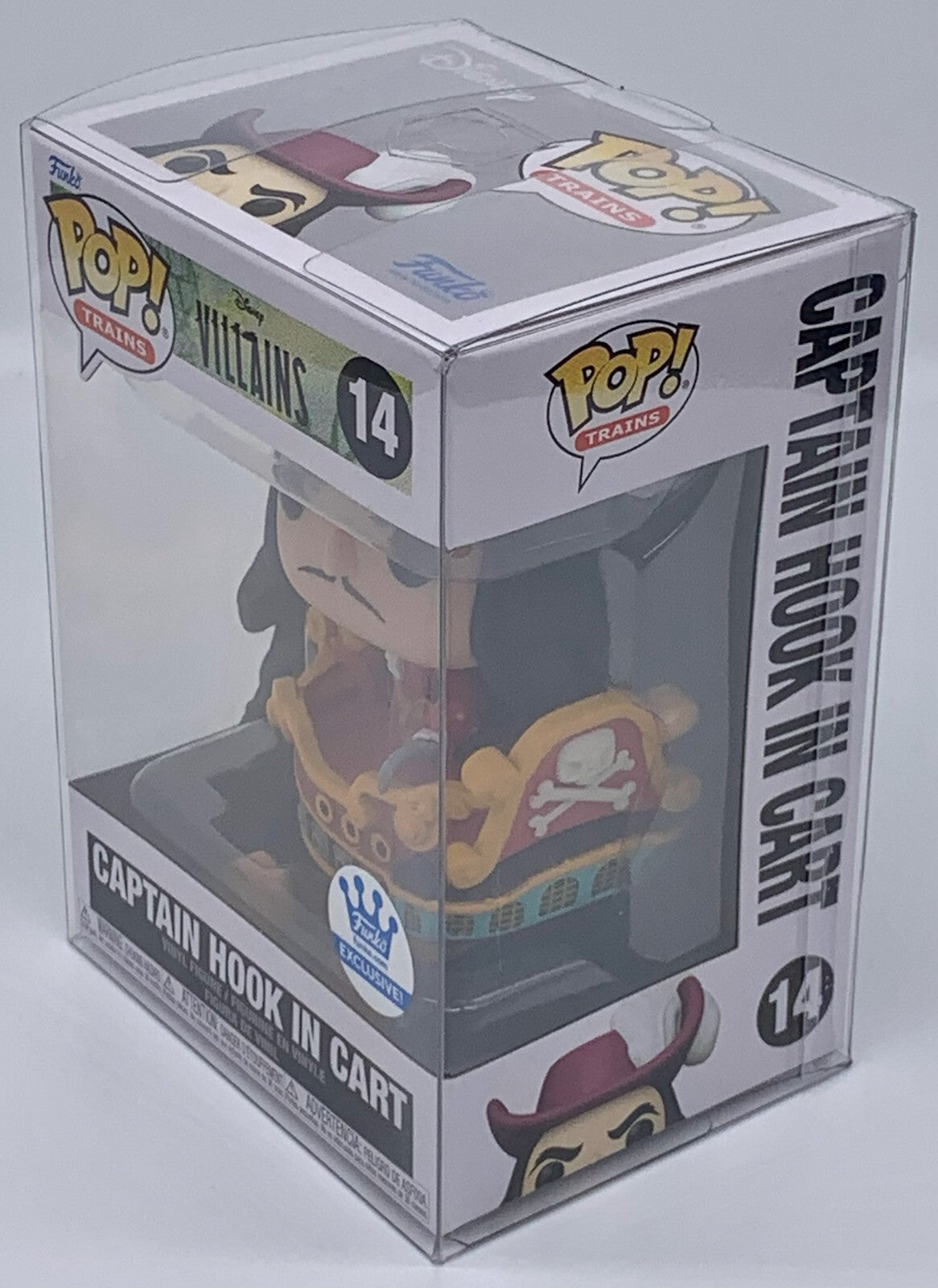 Captain Hook in Cart Pop #14 Disney Villains Funko Exclusive Pop 2022 Protector