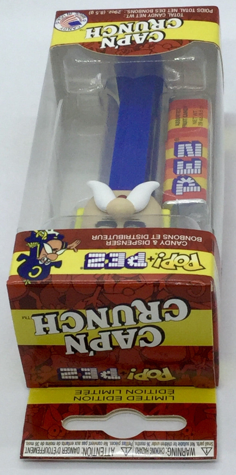 Cap’N Crunch Funko Pop Pez Quaker Oats Dispenser/Candy 2018 Vaulted Blue Stem