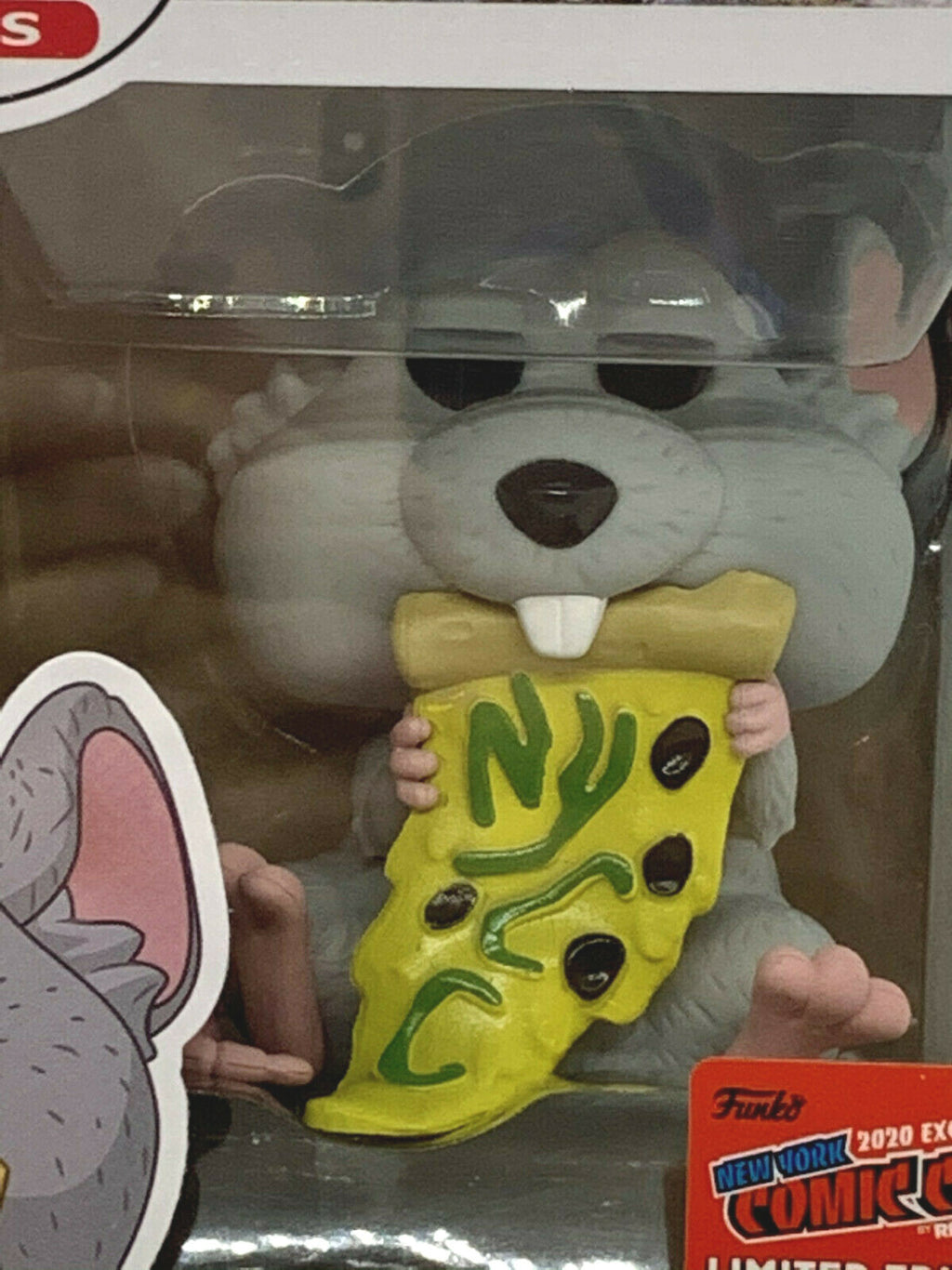Pizza Rat Pop #54 NYCC 2020 Funko Icons Limited Edition Exclusive in Protector 