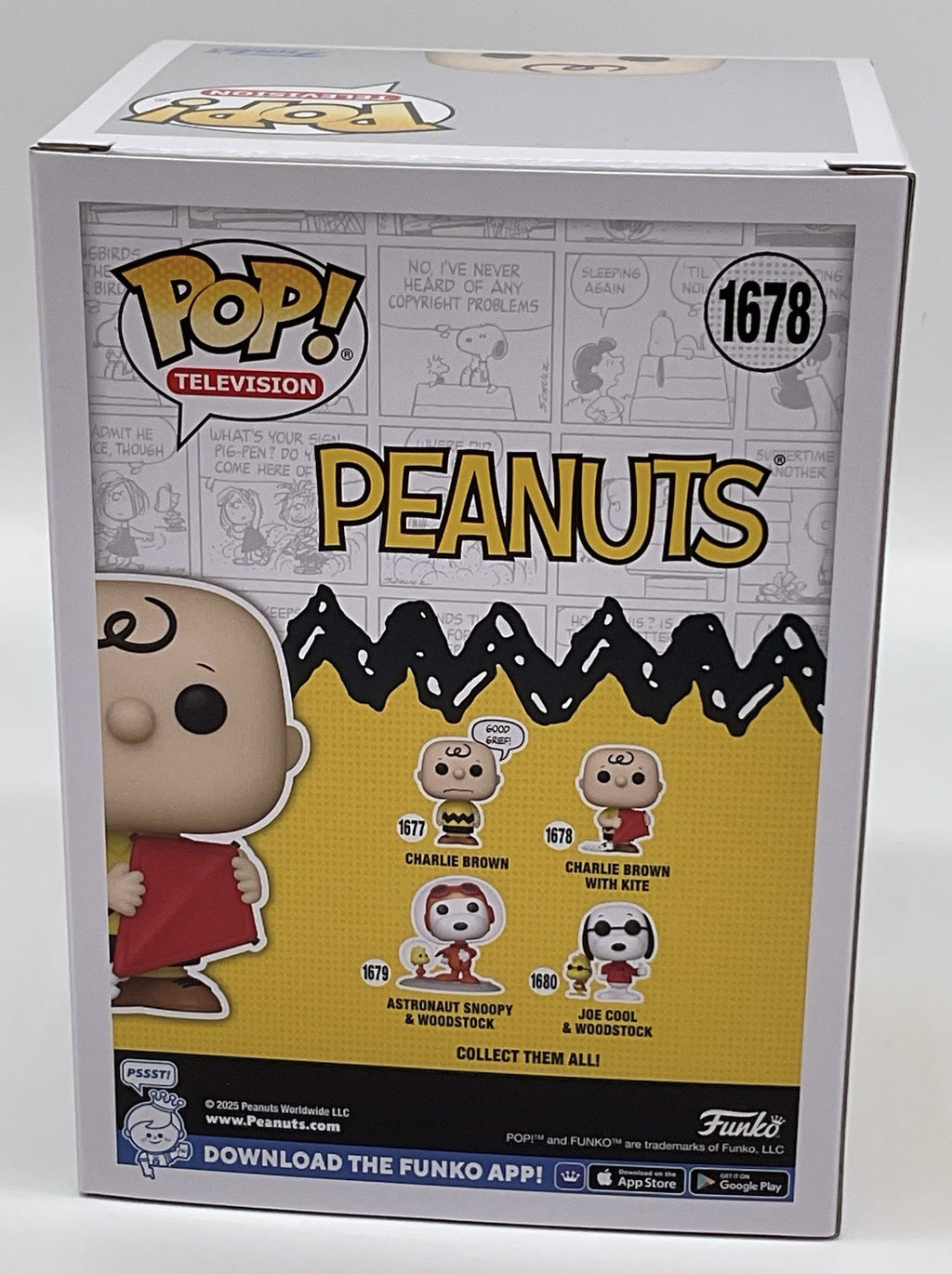 Peanuts Charlie Brown with Kite Pop #1678 Funko Pop Television 2024