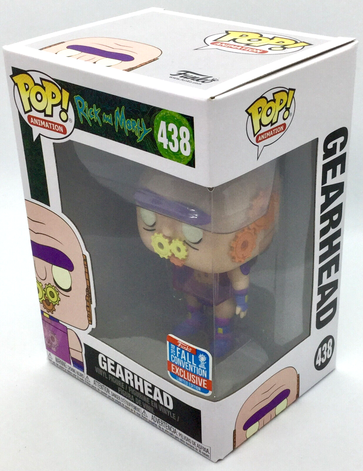 Gearhead Pop #438 Rick and Morty 2018 NYCC Vaulted Exclusive Limited Edition 