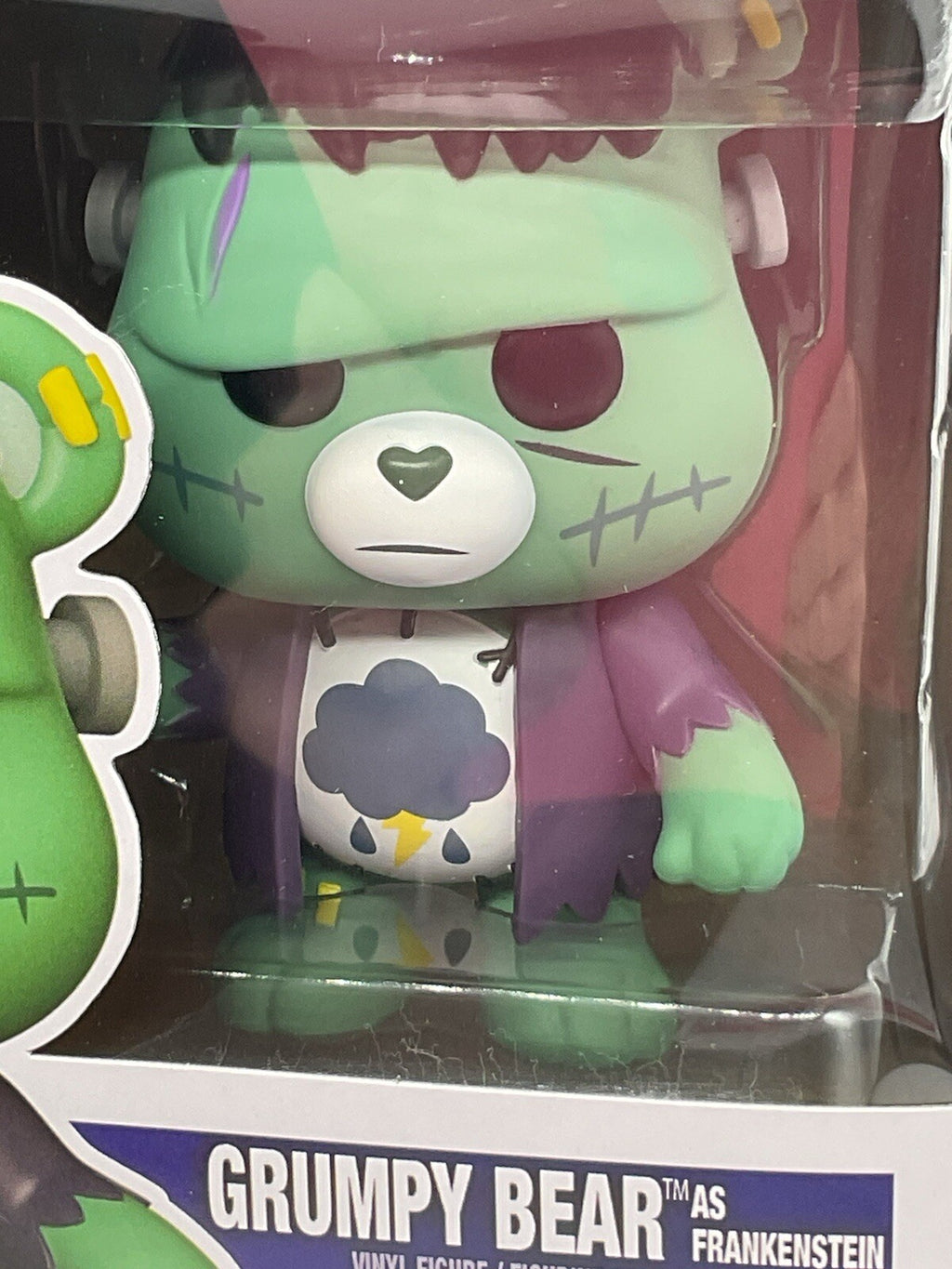 Care Bears Universal Monsters 4 Piece Funko Pop Set Cheer Bear, Bedtime Bear +