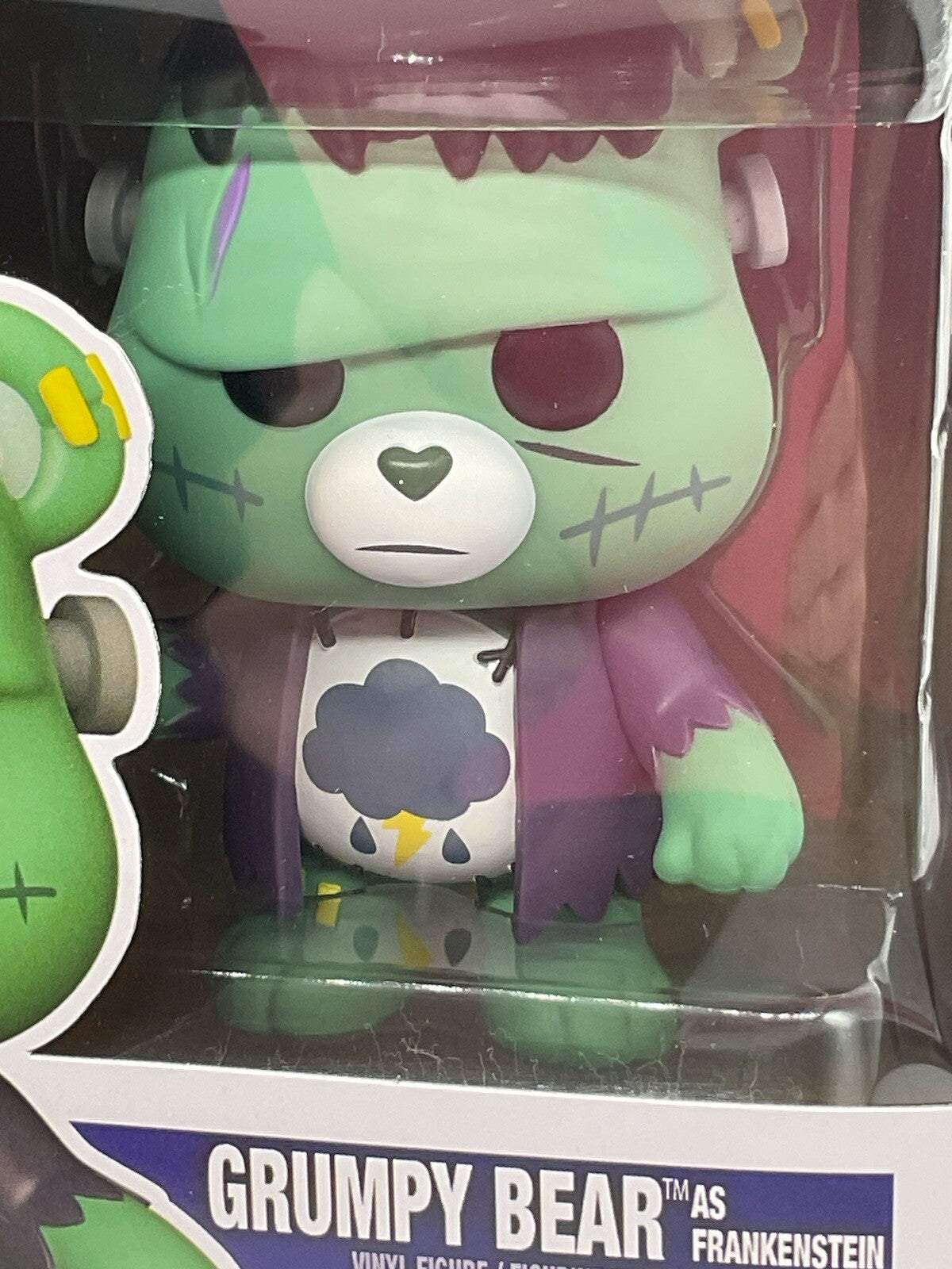 Care Bears Universal Monsters 4 Piece Funko Pop Set Cheer Bear, Bedtime Bear +