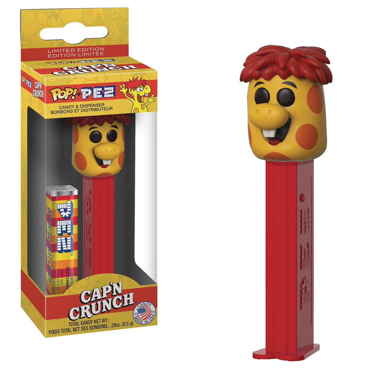 Crunch Berry Beast Cap’N Crunch Funko Pop Pez Quaker Oats Dispenser/Candy 2018