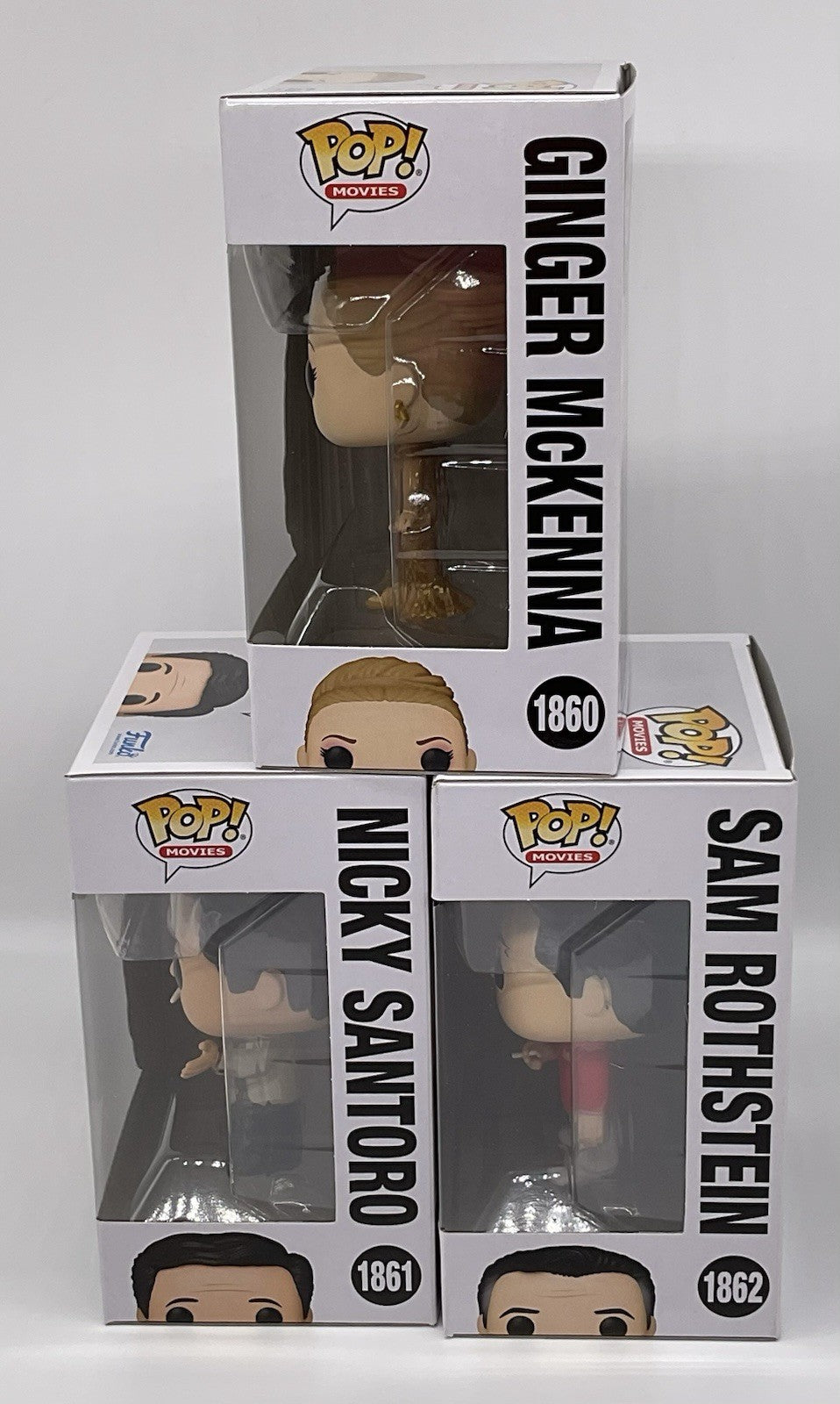 Casino Funko Pop 3 Piece Set Ginger #1860, Nicky #1861, Sam #1862 Casino 2024