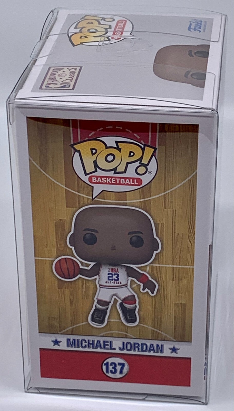 Michael Jordan Pop #137 NBA All-Stars 1988 Funko Pop Basketball 2021 w/protector
