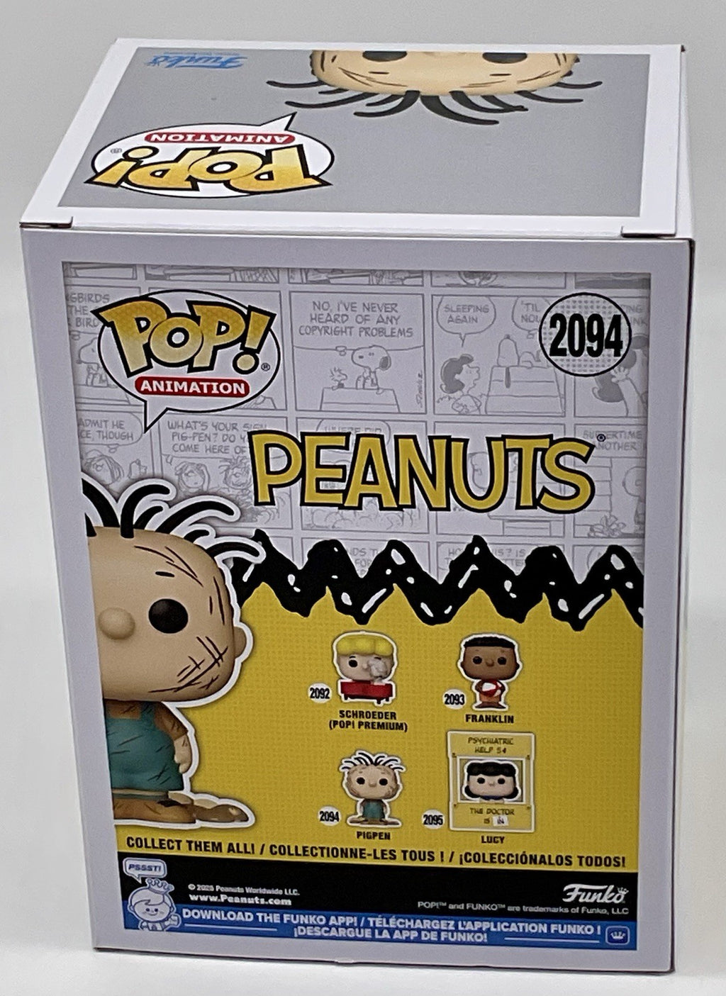 Peanuts Pigpen Pop #2094 Peanuts Funko 2025