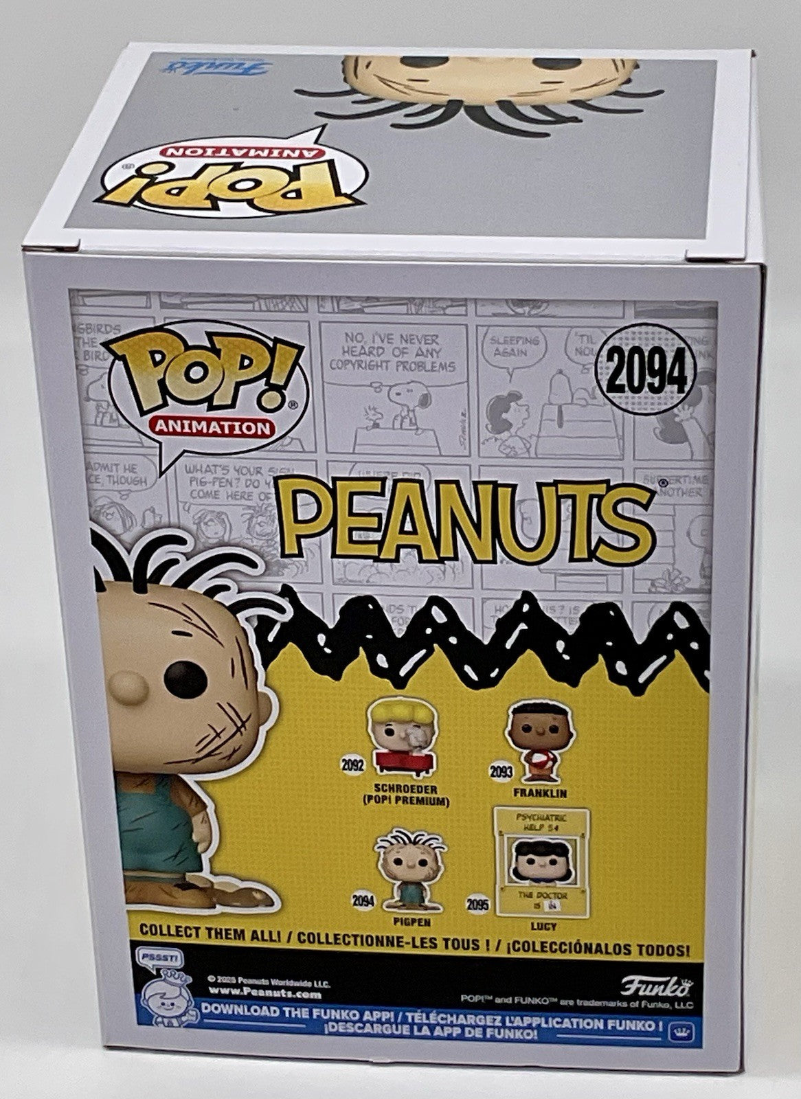 Peanuts Pigpen Pop #2094 Peanuts Funko 2025