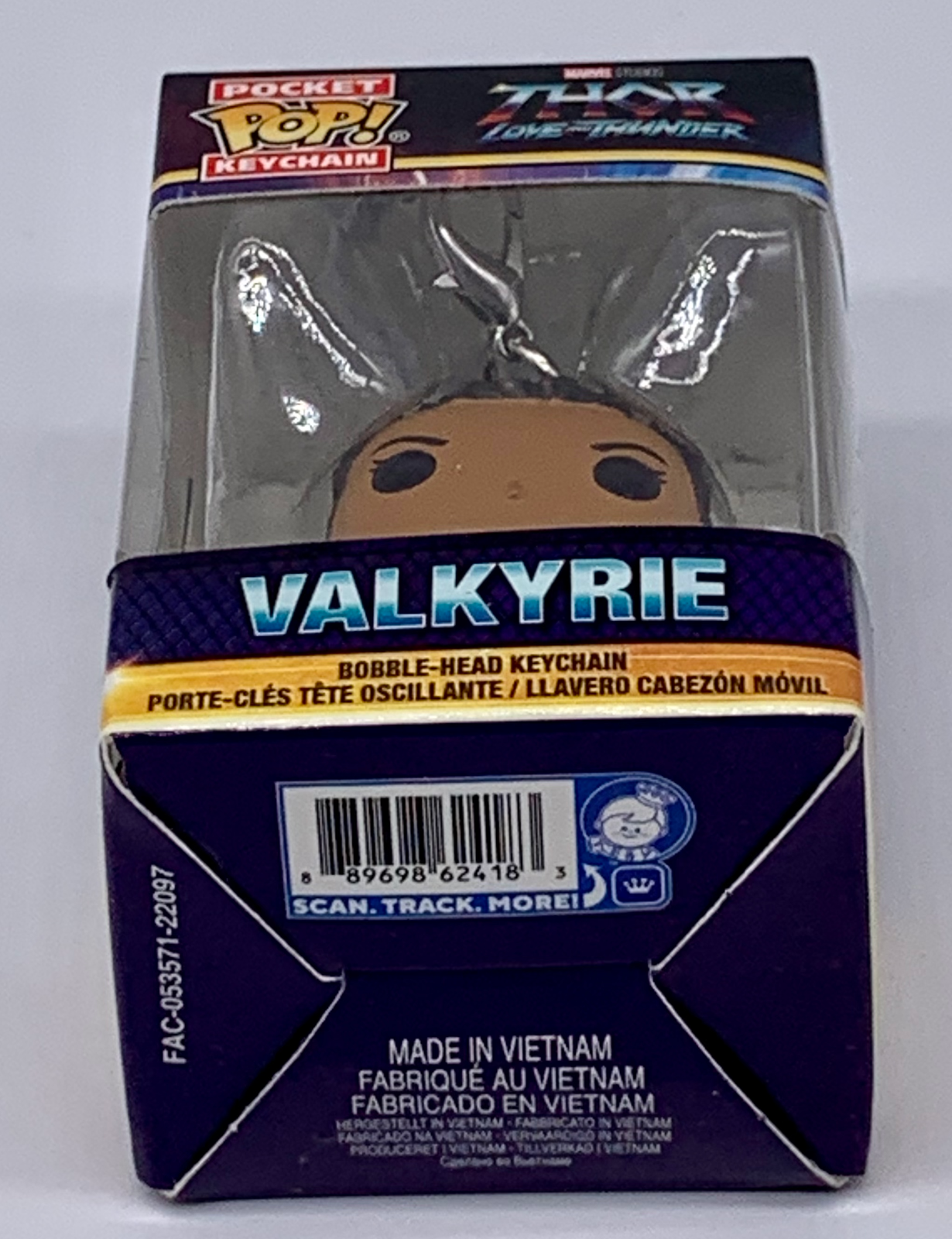 Valkyrie Pocket Pop Keychain Marvel Studios Funko 2022 Thor Love and Thunder