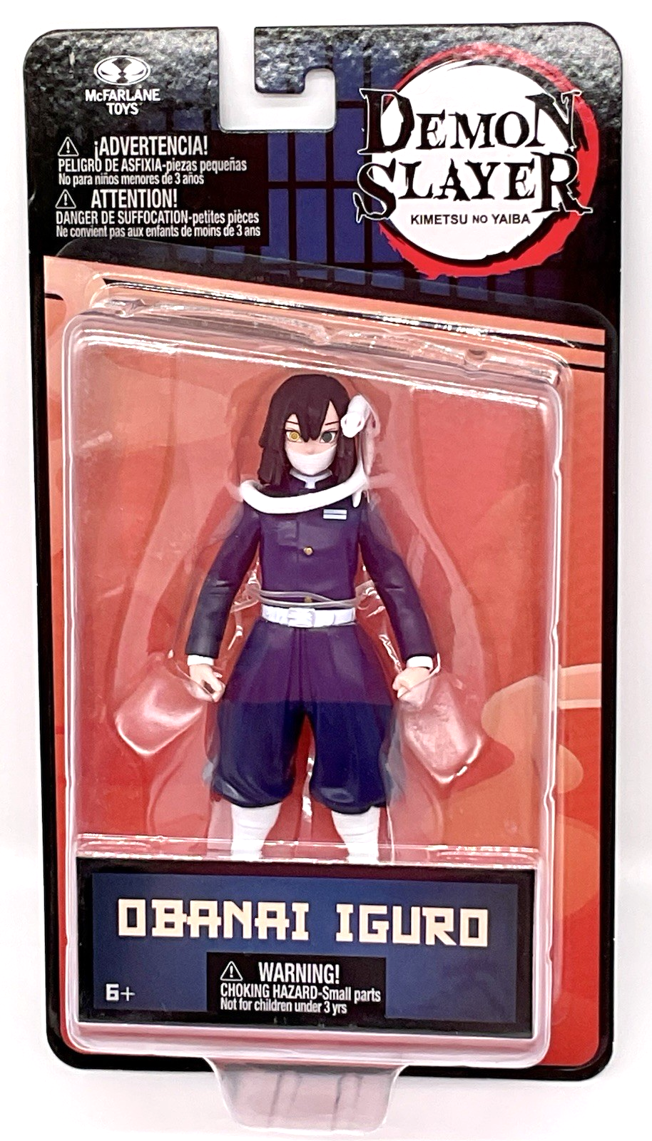 Demon Slayer Obanai Iguro Corps Uniform 5 inch Action Figure Kimetsu No Yaiba