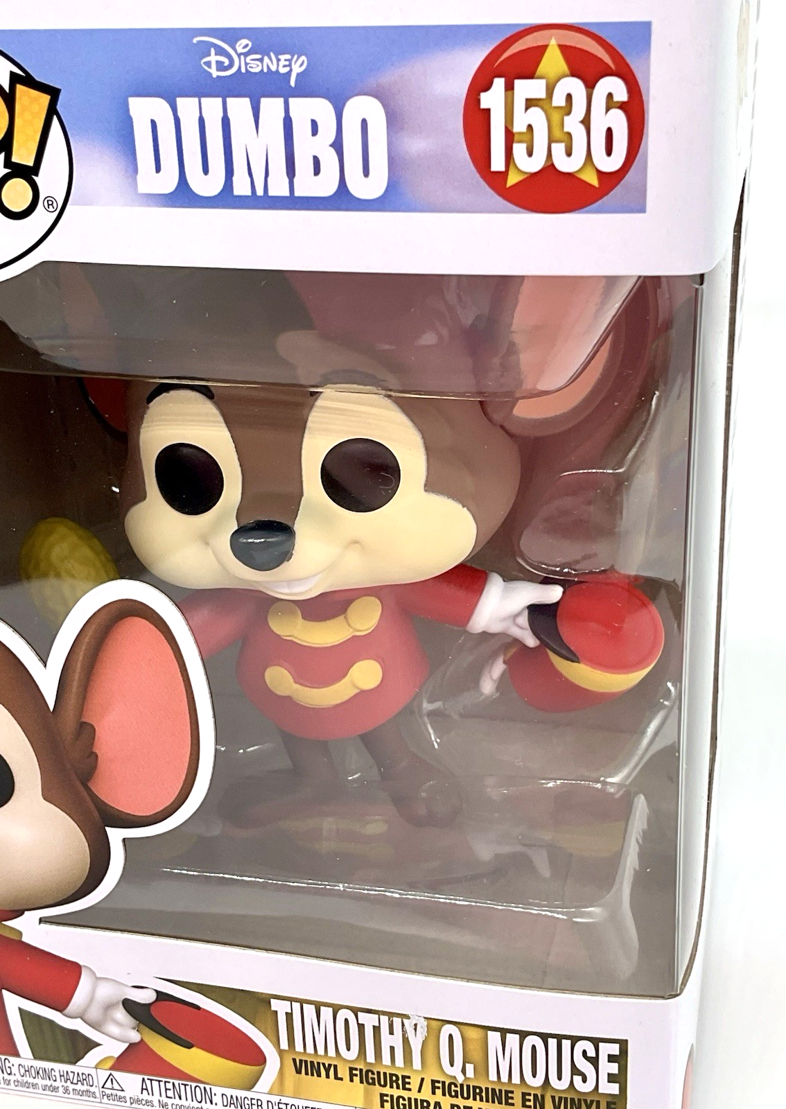 Dumbo Funko Pop Set Dumbo with Flag Pop #1535 & Timothy Q Mouse Pop #1536 Funko