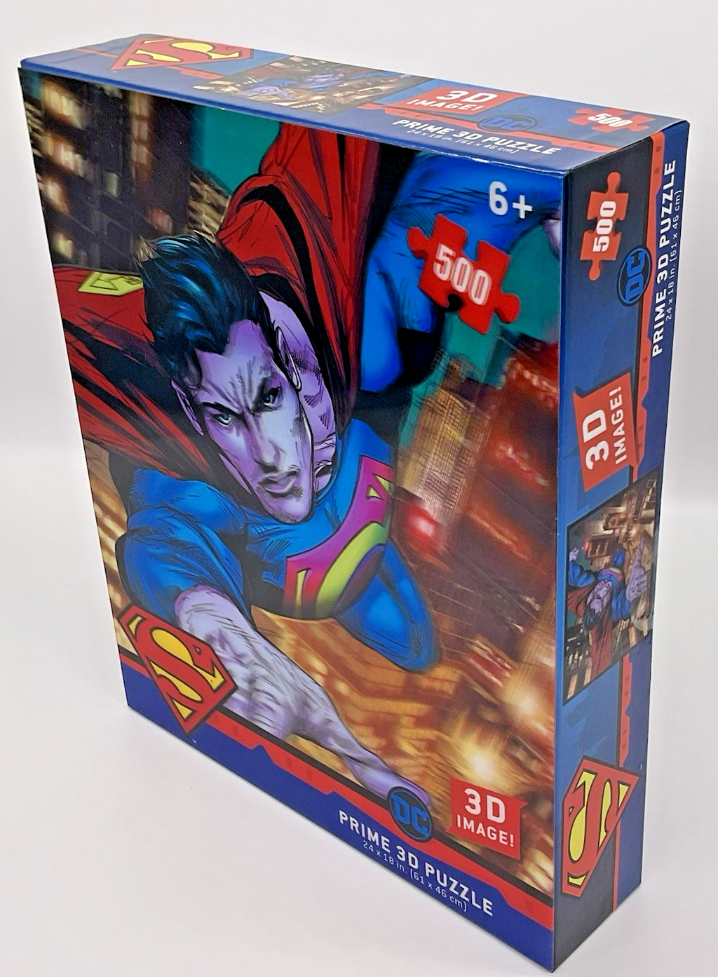 Superman Prime 3D Puzzle 500 Pieces DC 3D Image Superman