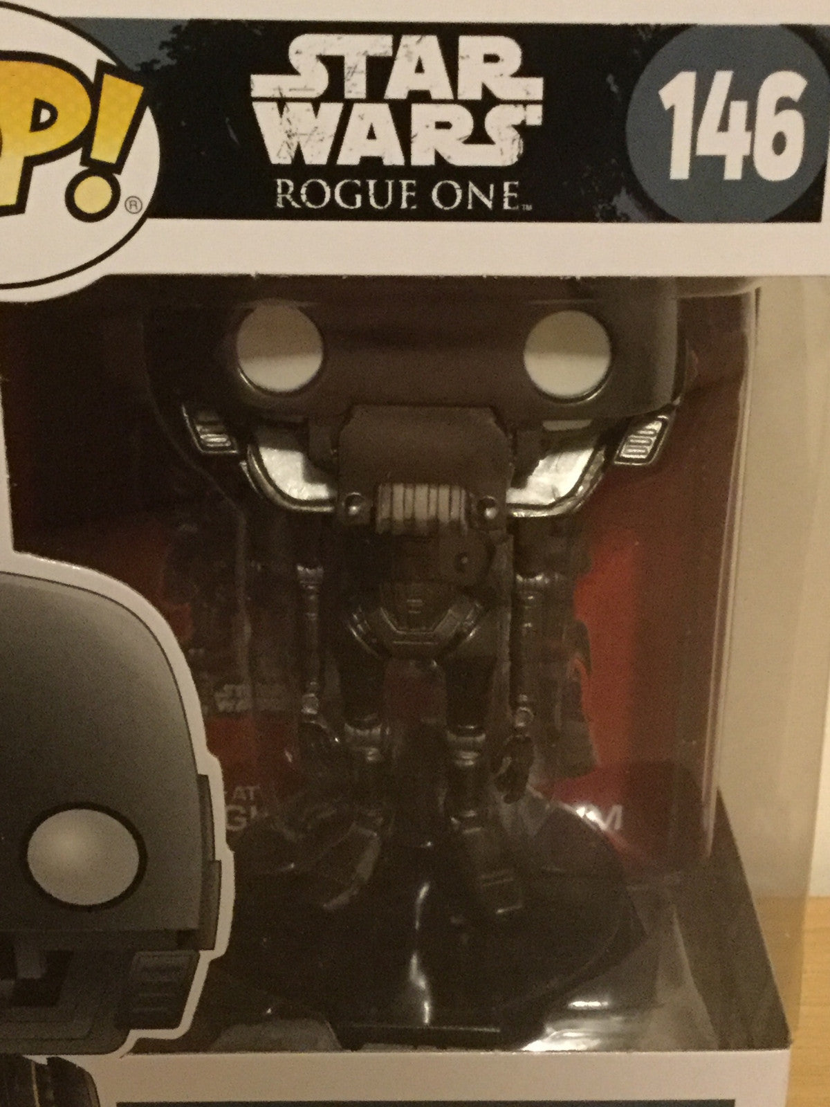 Star Wars Rogue One K-2SO Pop #146 Bobble Head Funko Pop 2016 Star Wars Vaulted
