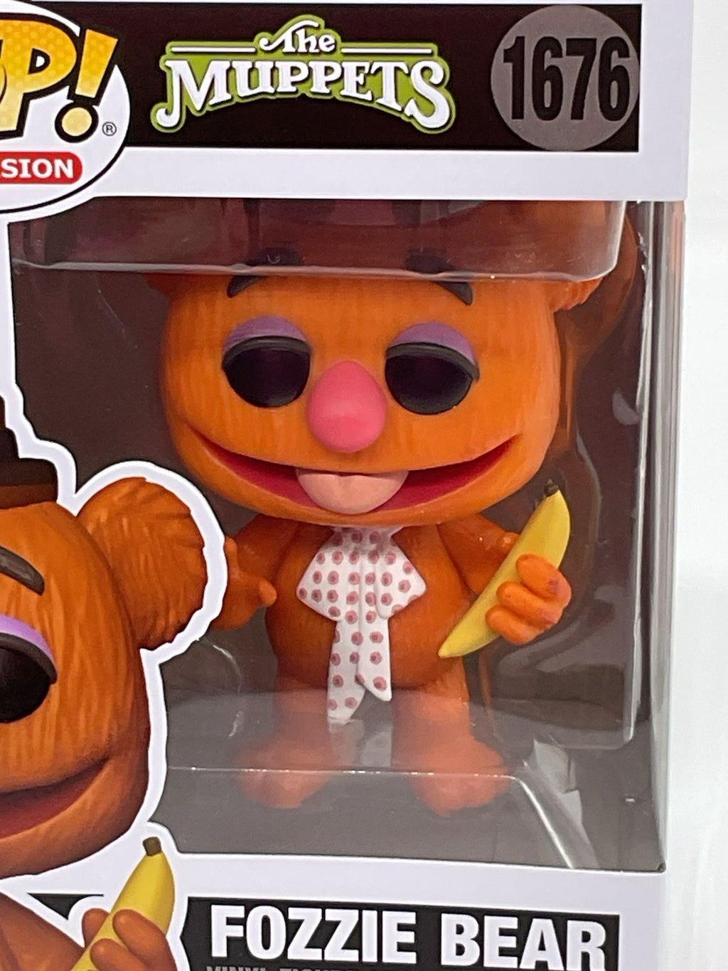 The Muppets Fozzie Bear Pop #1676 with Banana Funko Pop 2025
