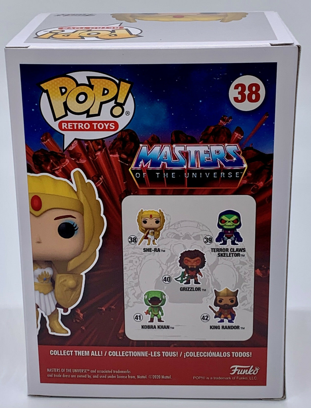She-Ra Pop #38 MOTU Specialty Series Glow in the Dark Funko Pop Retro Toys