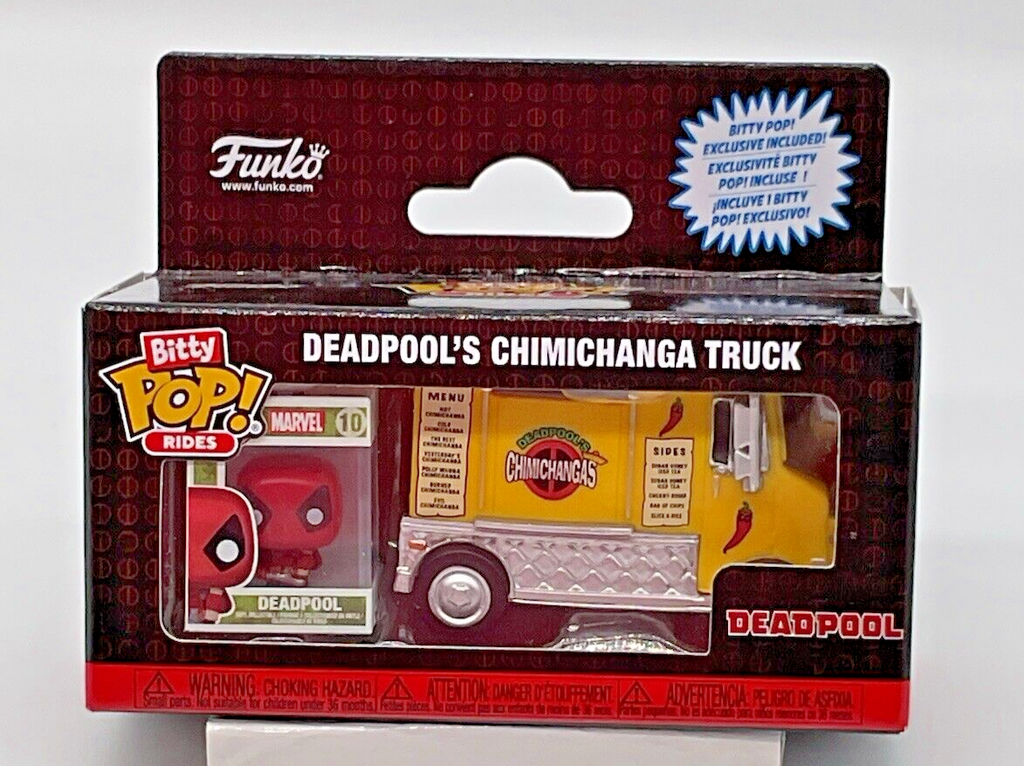 Deadpool’s Chimichanga Truck Funko Bitty Pop Rides 2024 Marvel Deadpool