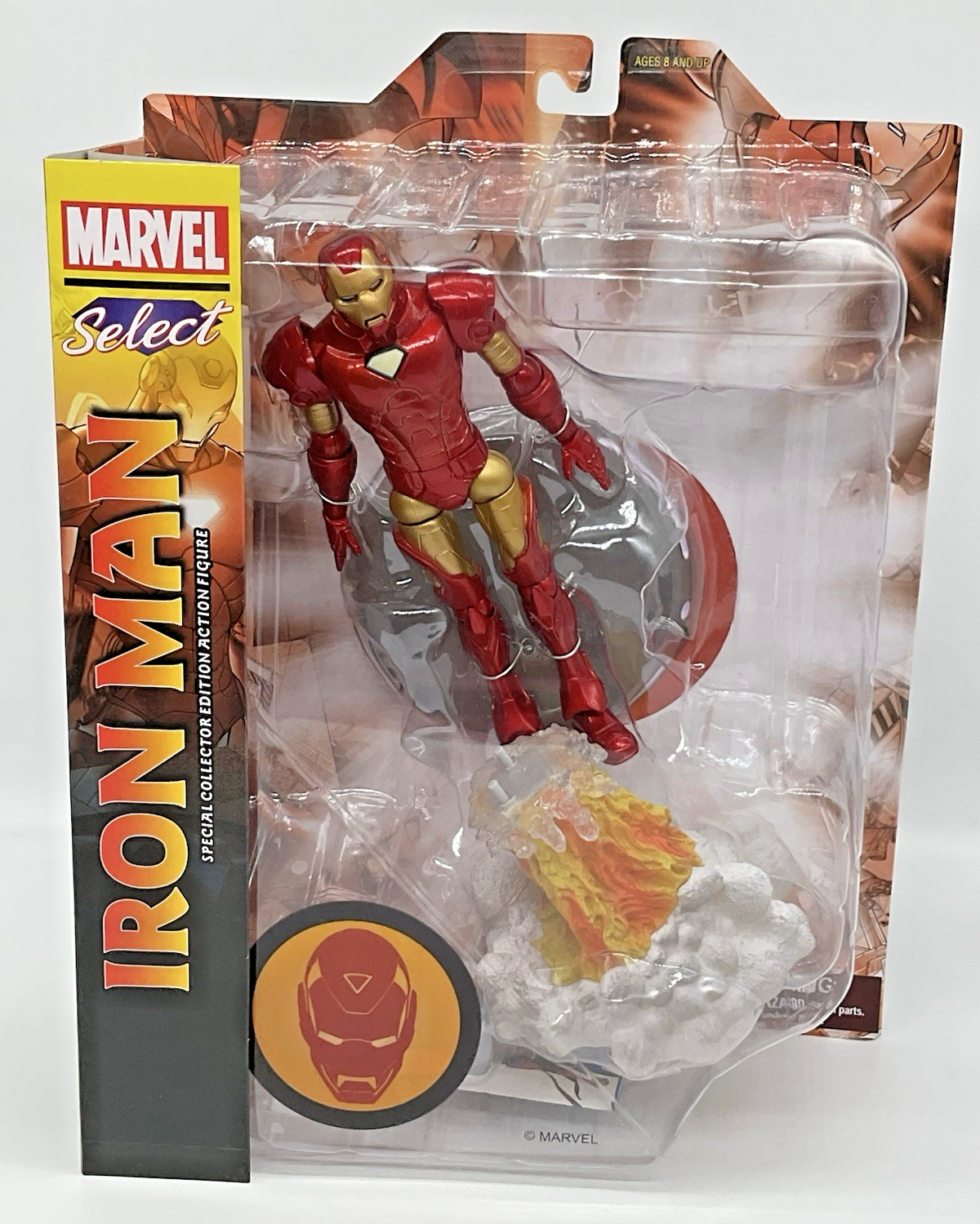 Marvel Select Iron Man Action Figure Diamond Select Toys Collector's Edit 7 inch