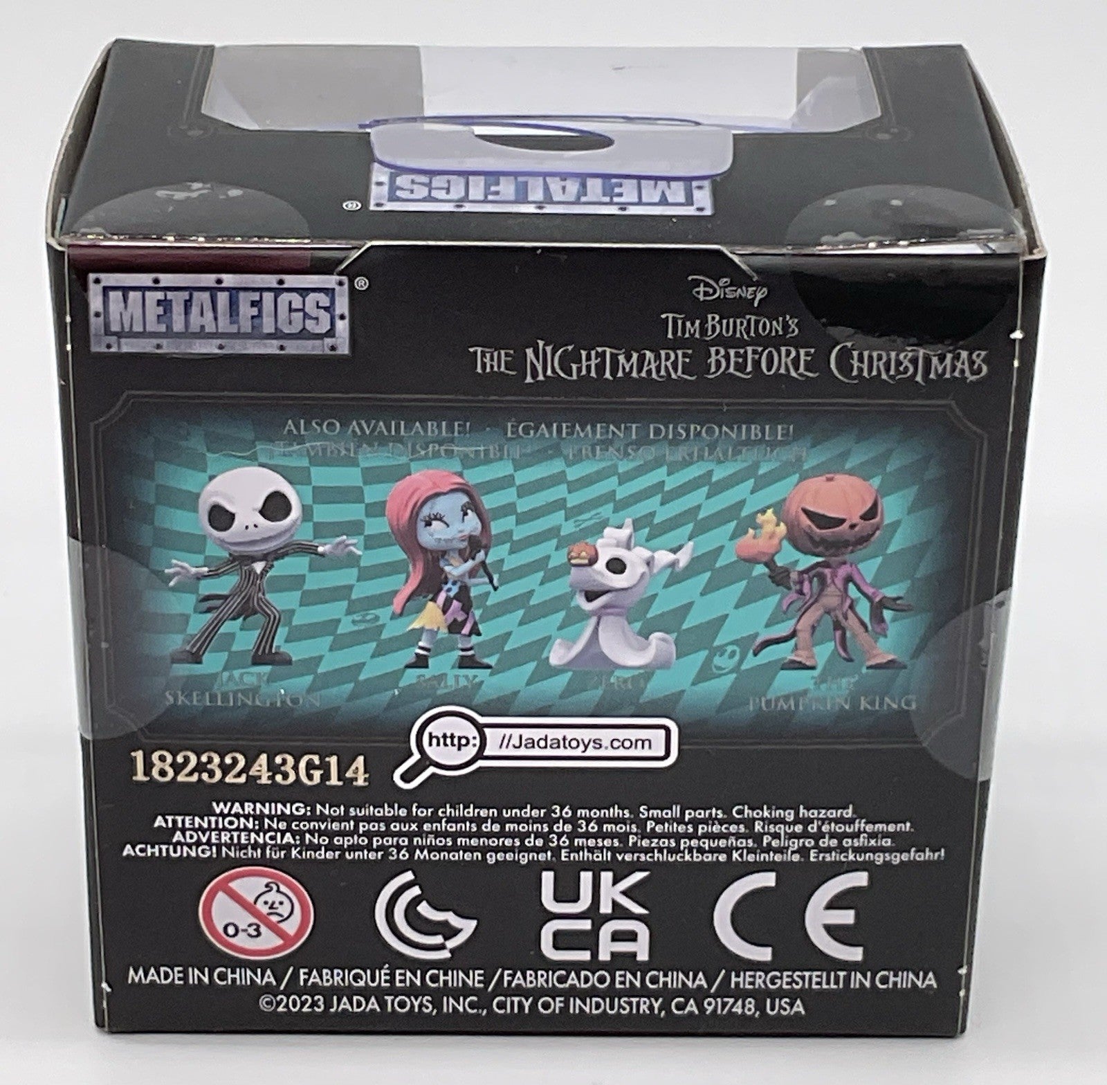 NBX Zero Metal Figs Die Cast Figure Disney Tim Burton Nightmare Before Christmas