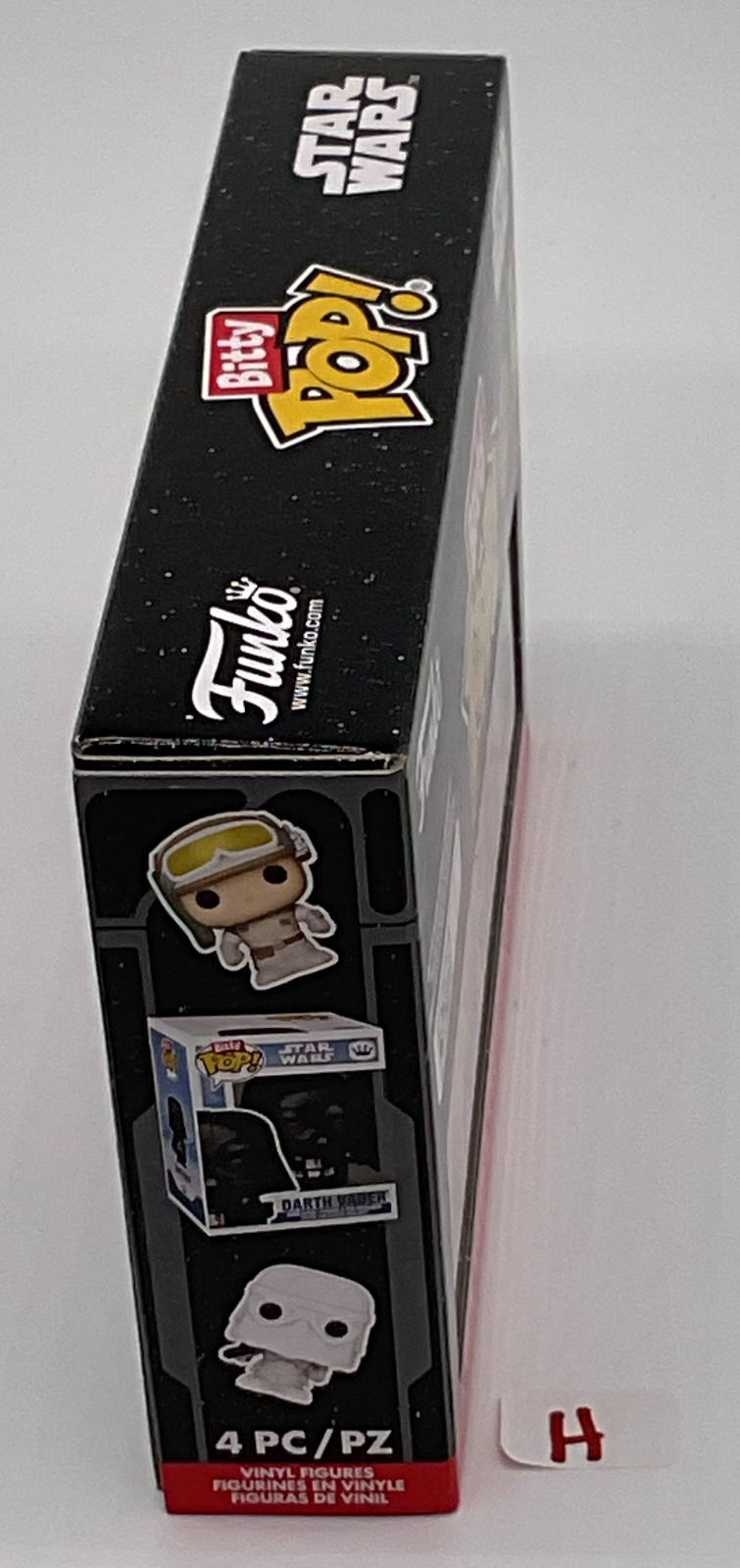 Star Wars Funko Bitty Pop 4-Pack with Stackable Shelf 2025 (H)