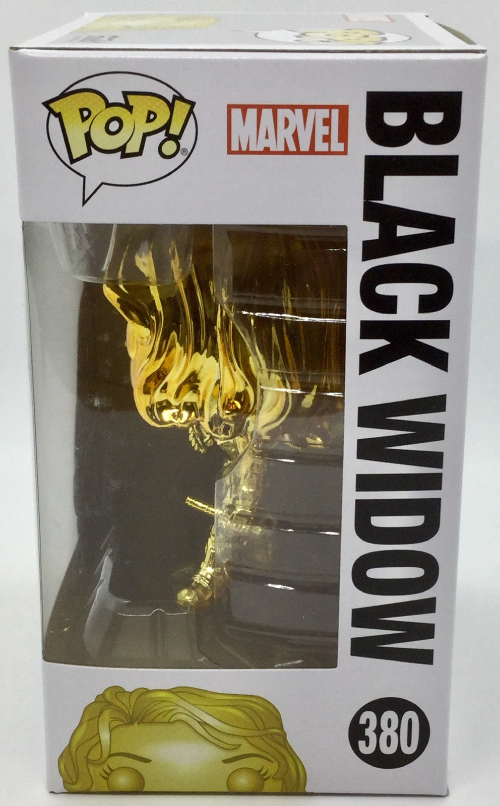 Black Widow #380 Gold Chrome Marvel Studio's 10th Anniversary Funko minor damage