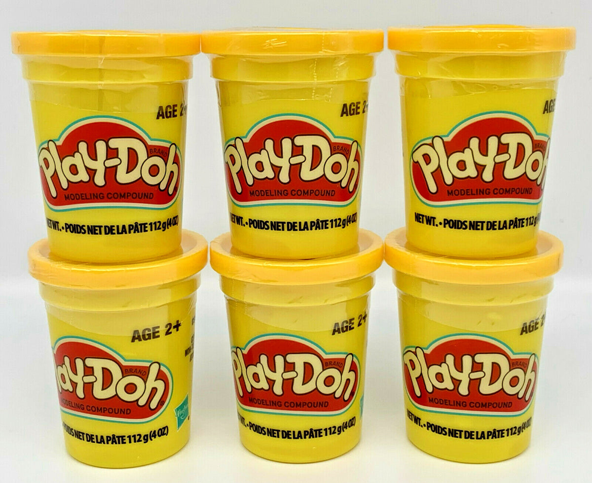 Play-Doh Single Can 4oz Yellow - One (1) Single Can - Buy More Save More