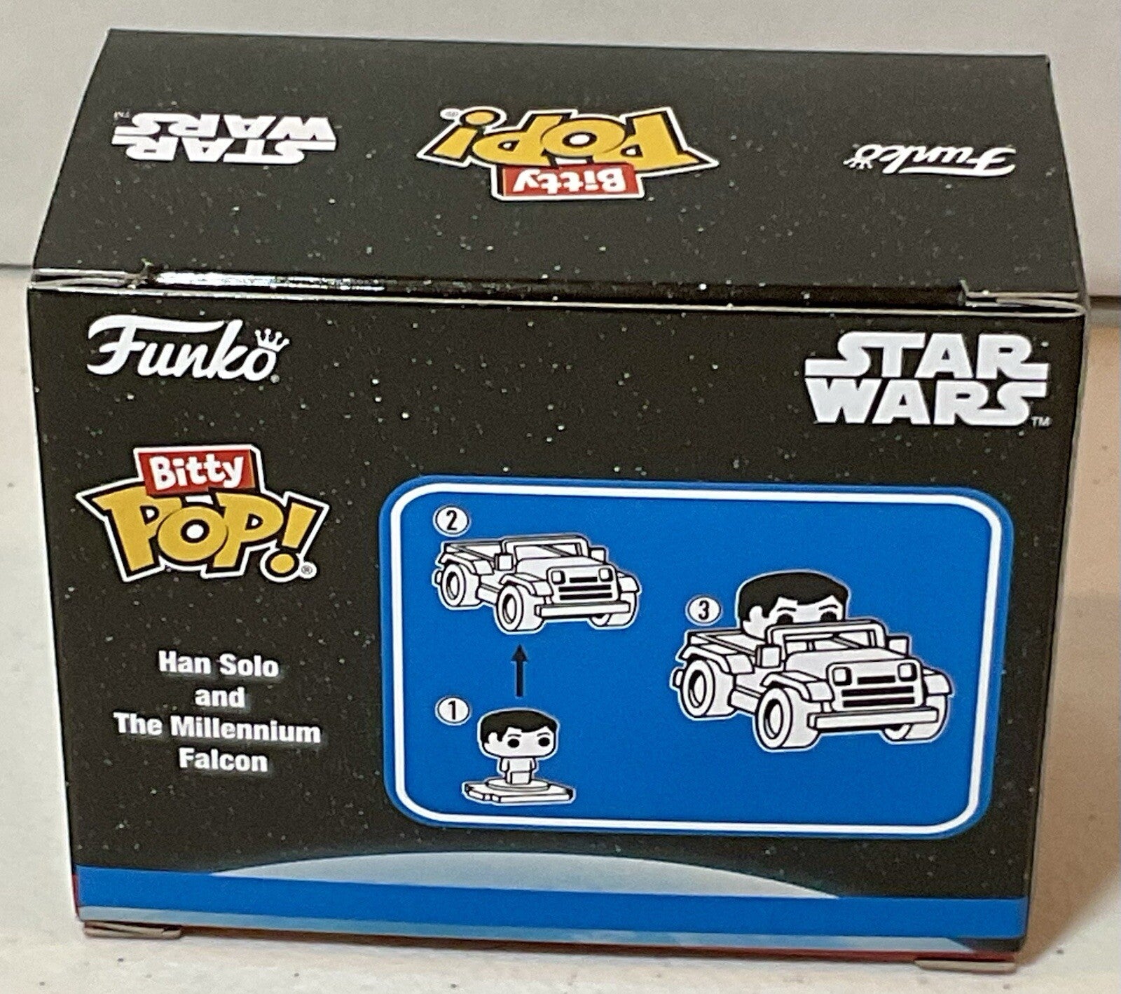 Han Solo And The Millennium Falcon Funko Bitty Pop 2024 Bitty Pop Exclusive