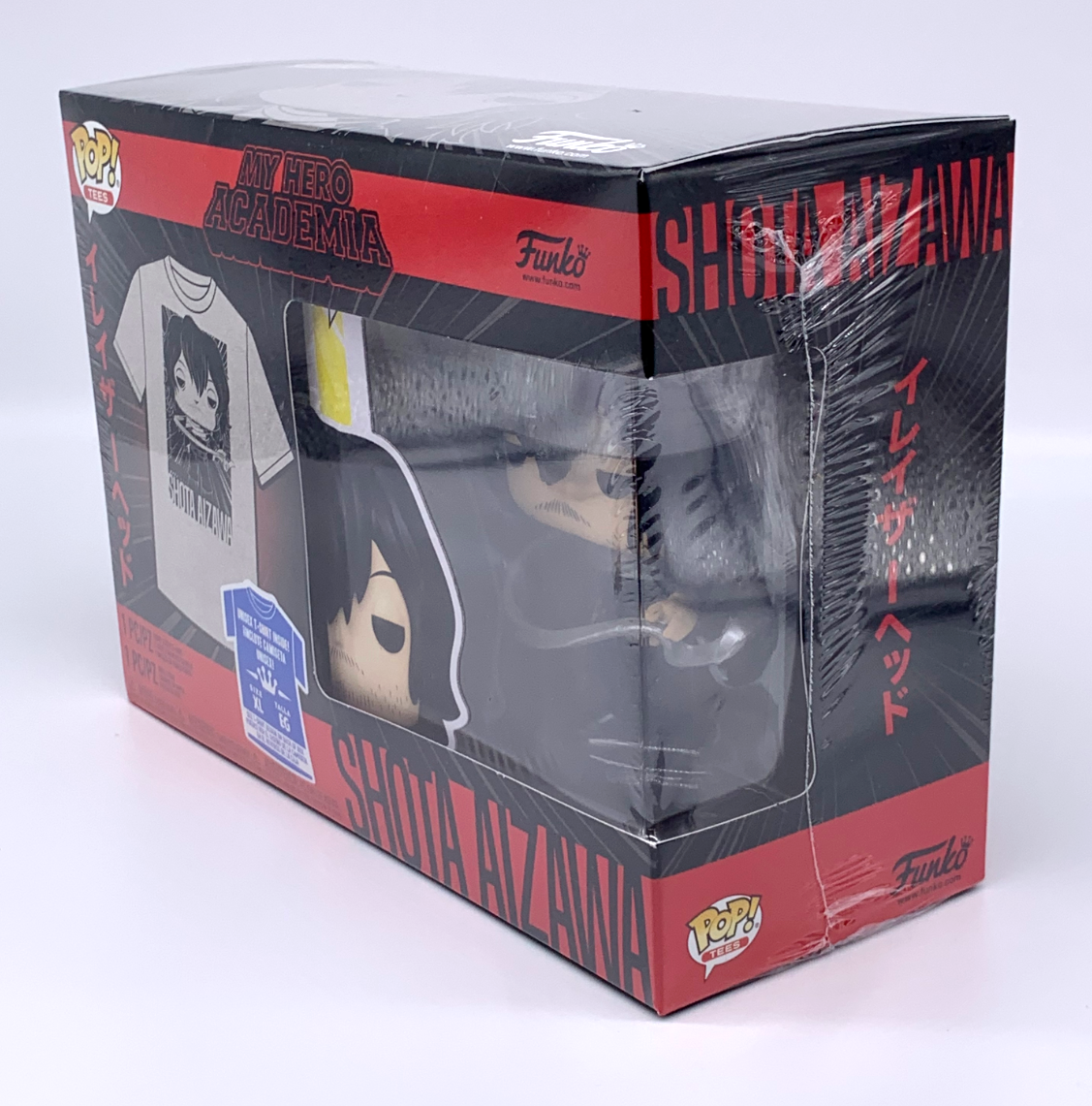 Shota Aizawa Pop #375 w/Short Sleeve T-Shirt Funko 2022 My Hero Academia Large
