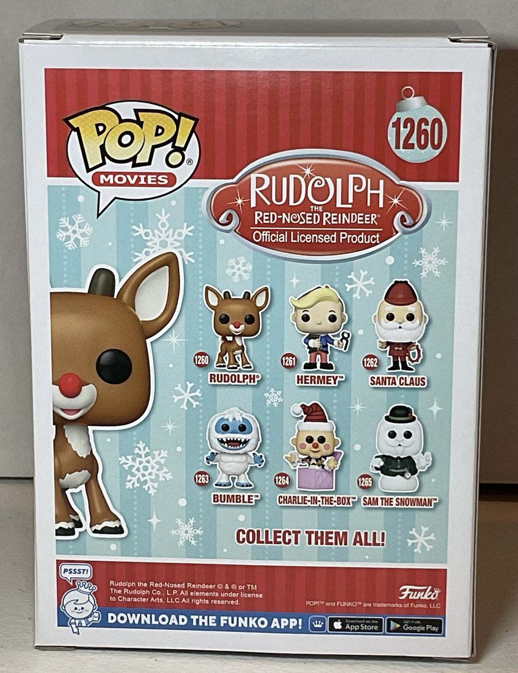 Rudolph Pop #1260 Rudolph the Red Nosed Reindeer Funko 2024 Christmas Holidays