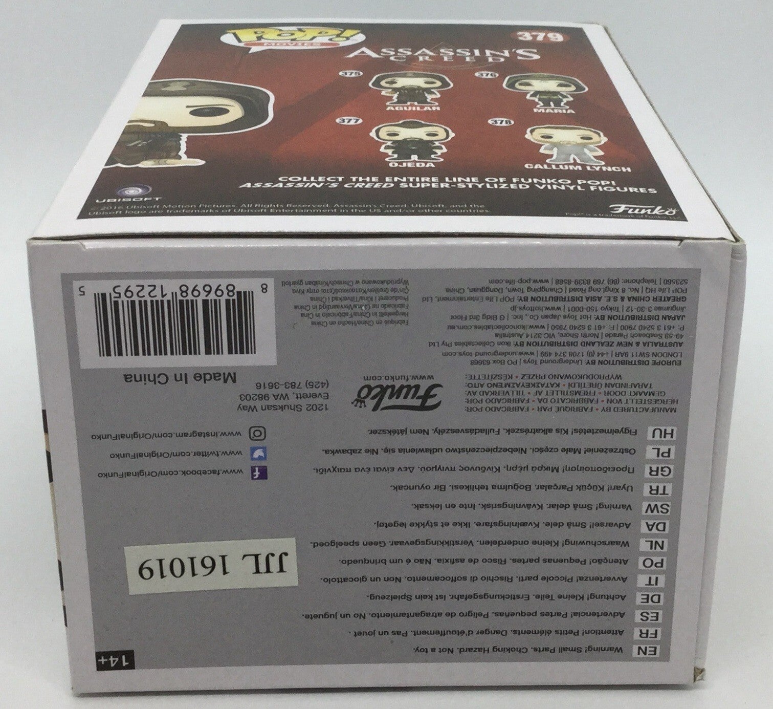 Aguilar Crouching Pop #379 Assassins Creed Funko 2016 Vaulted Loot Crate Excl