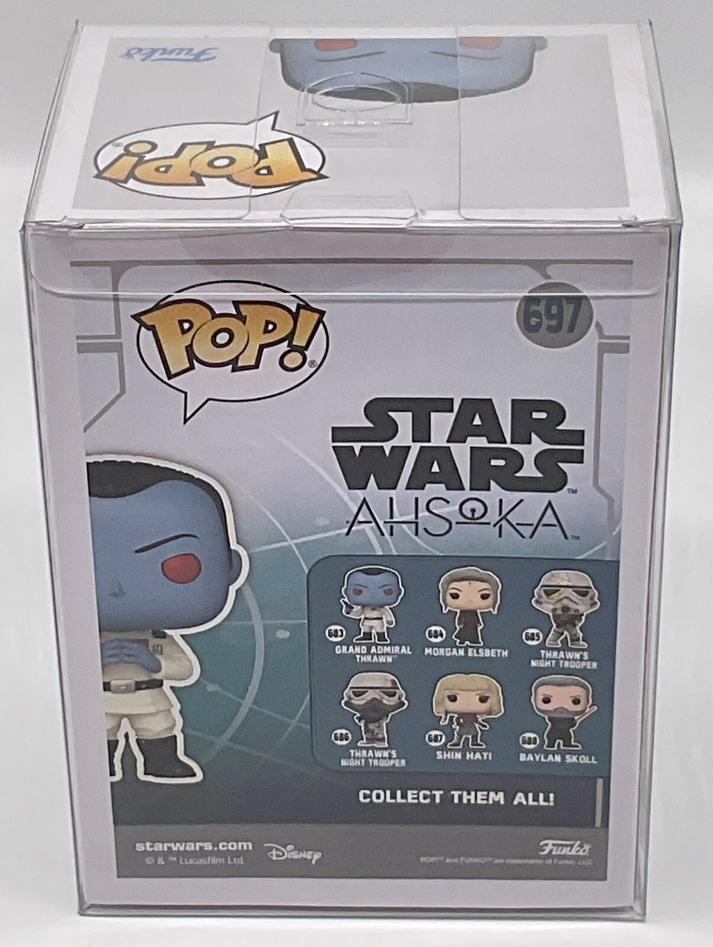 Grand Admiral Thrawn Pop #697 Star Wars 2024 SDCC Limited Edition with Protector