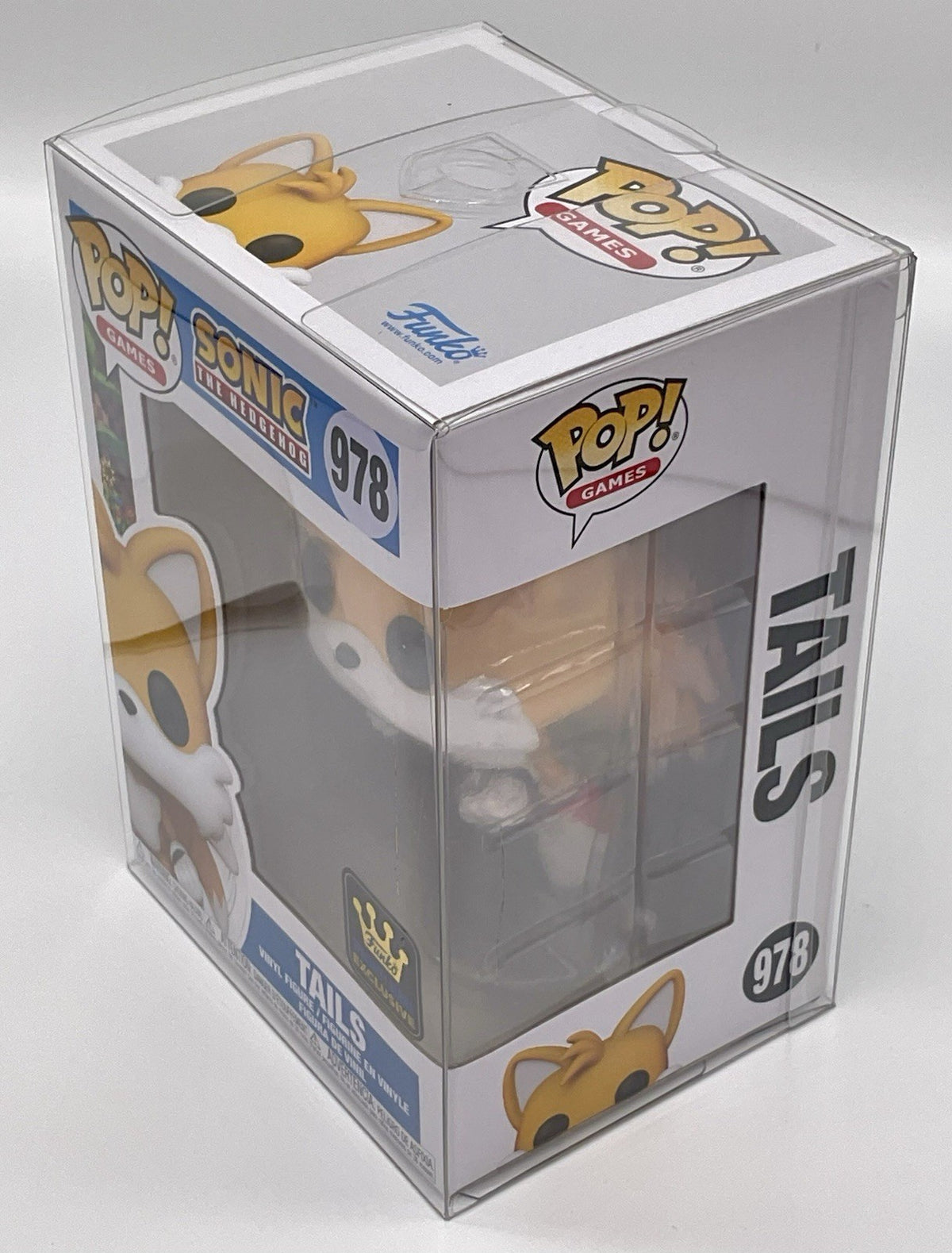 Tails Pop #978 Sonic the Hedgehog Funko Specialty Series 2025 with Pop Protector