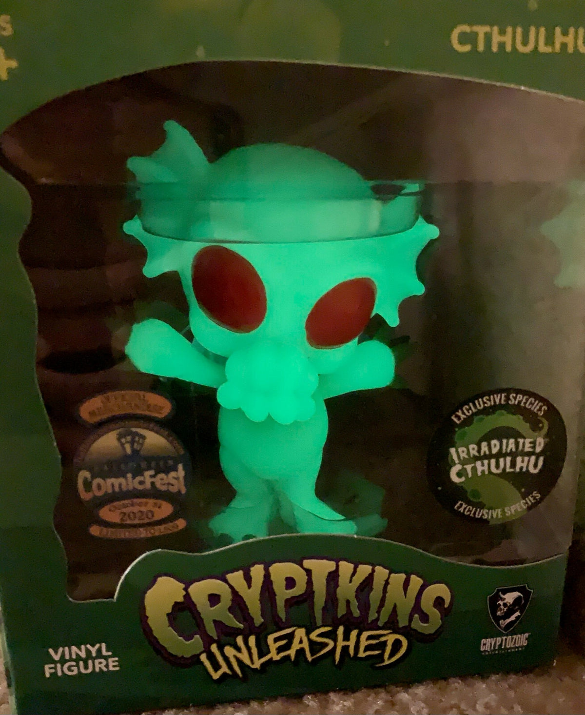 Cryptkins Unleashed Cthulhu GID PX 5in Figure Comic Fest 2020 Limited 1,500 