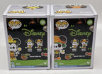 Mickey Mouse Pop #1486 + Minnie Mouse Pop #1485 Funko Halloween  2 Piece Set