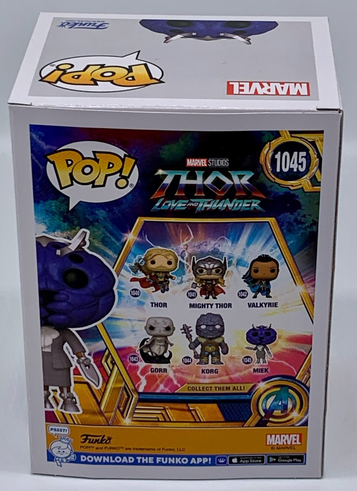 Miek Pop #1045 Marvel Thor Love and Thunder Funko 2022