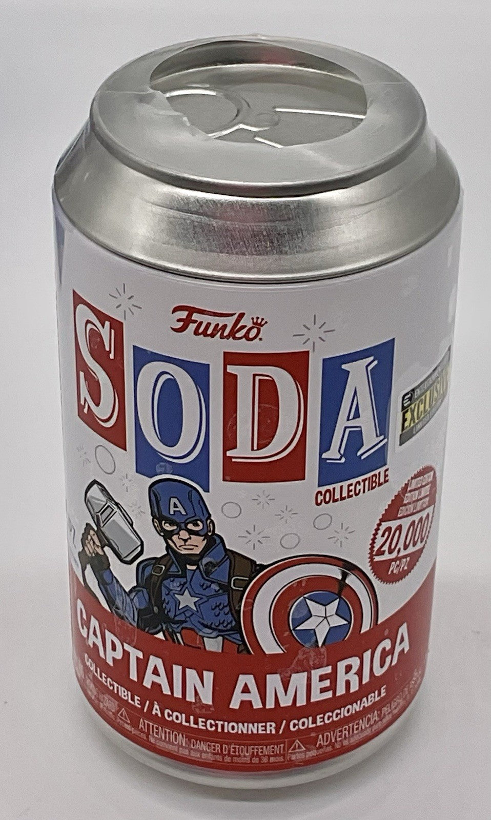 Captain America with Hammer Funko Soda Figure EE Excl Chance Of Chase Vaulted'23