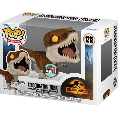 Atrociraptor (Tiger) Pop #1218 Funko Specialty Series Jurassic World Dinosaur