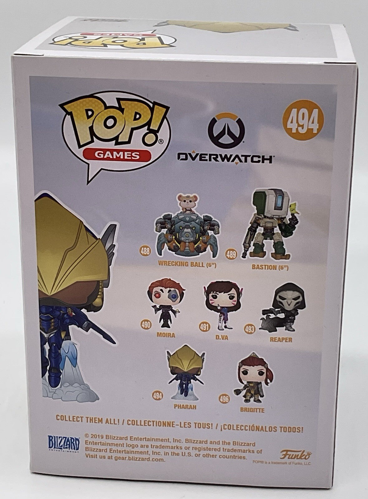 Pharah Pop #494 Victory Pose Overwatch Funko Pop Games 2019 Vaulted