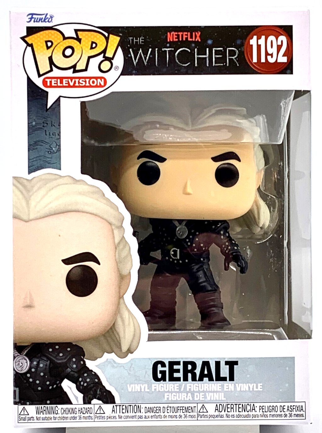 Geralt Pop #1192 The Witcher Funko Pop Television Netflix 2021